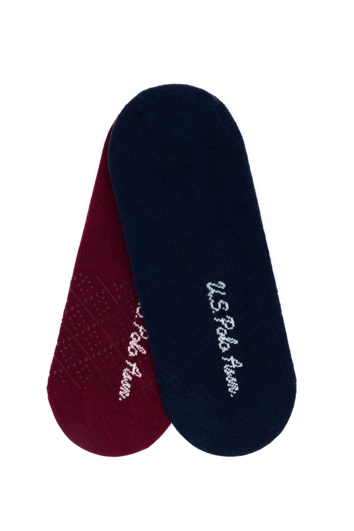 U.S. Polo Assn.-Women's Red 2-Piece Ballerina Socks 50281719 -Vr030 3