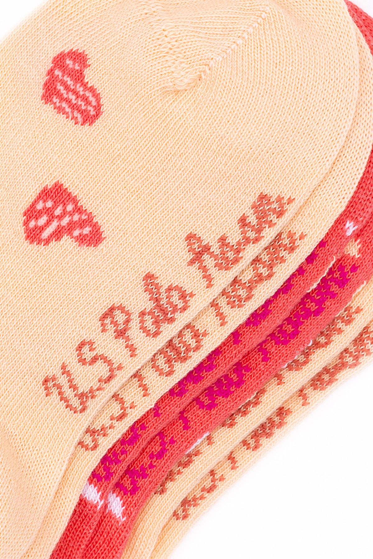 U.S. Polo Assn.-Girl's 3-Piece Socks 50281727 -Vr041 3