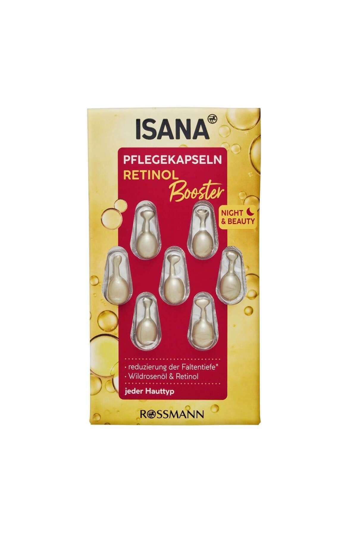 Isana Professional Night & Beauty Bakım Kapsülü 7x0.38 Ml 2.66 Ml