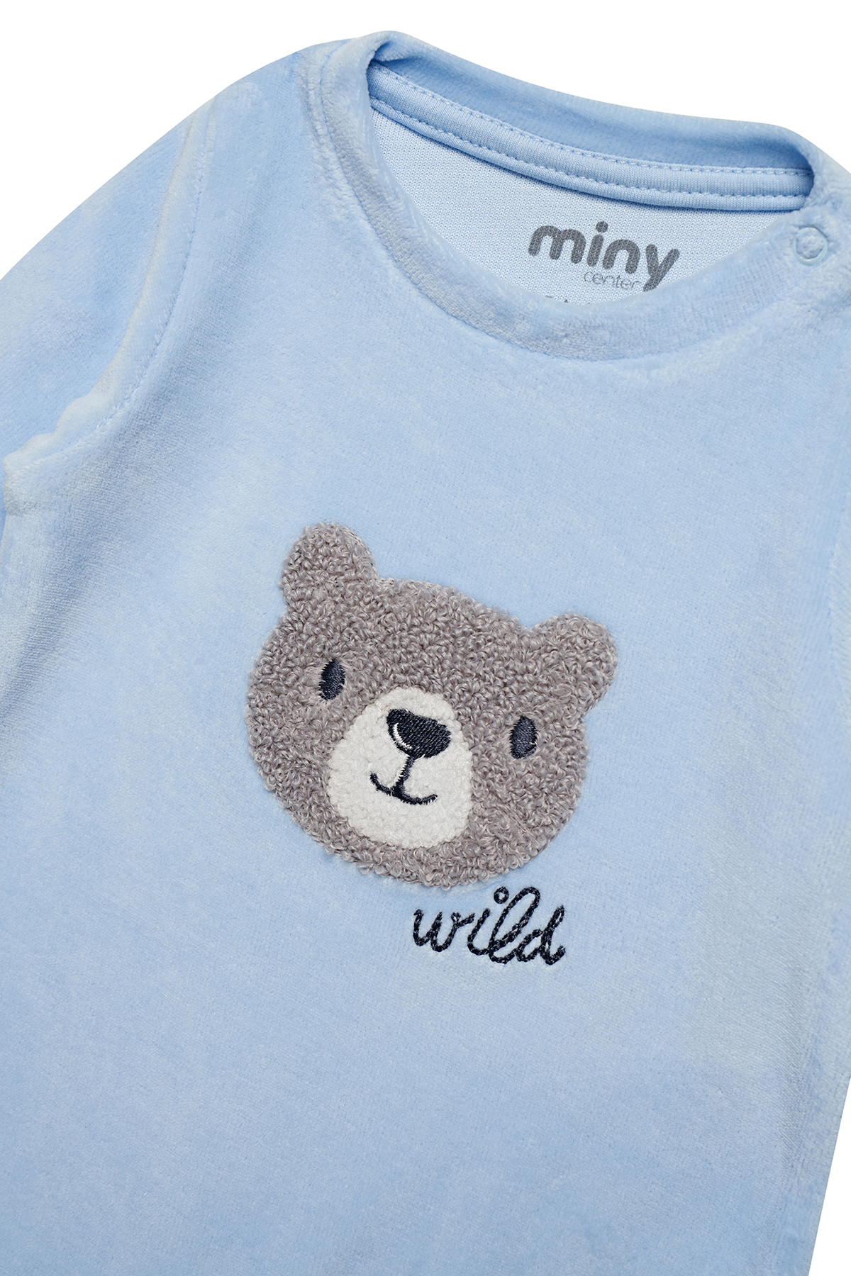 Miny Center Erkek Bebek Kadife Tulum fotoğrafı 6 (önizleme)