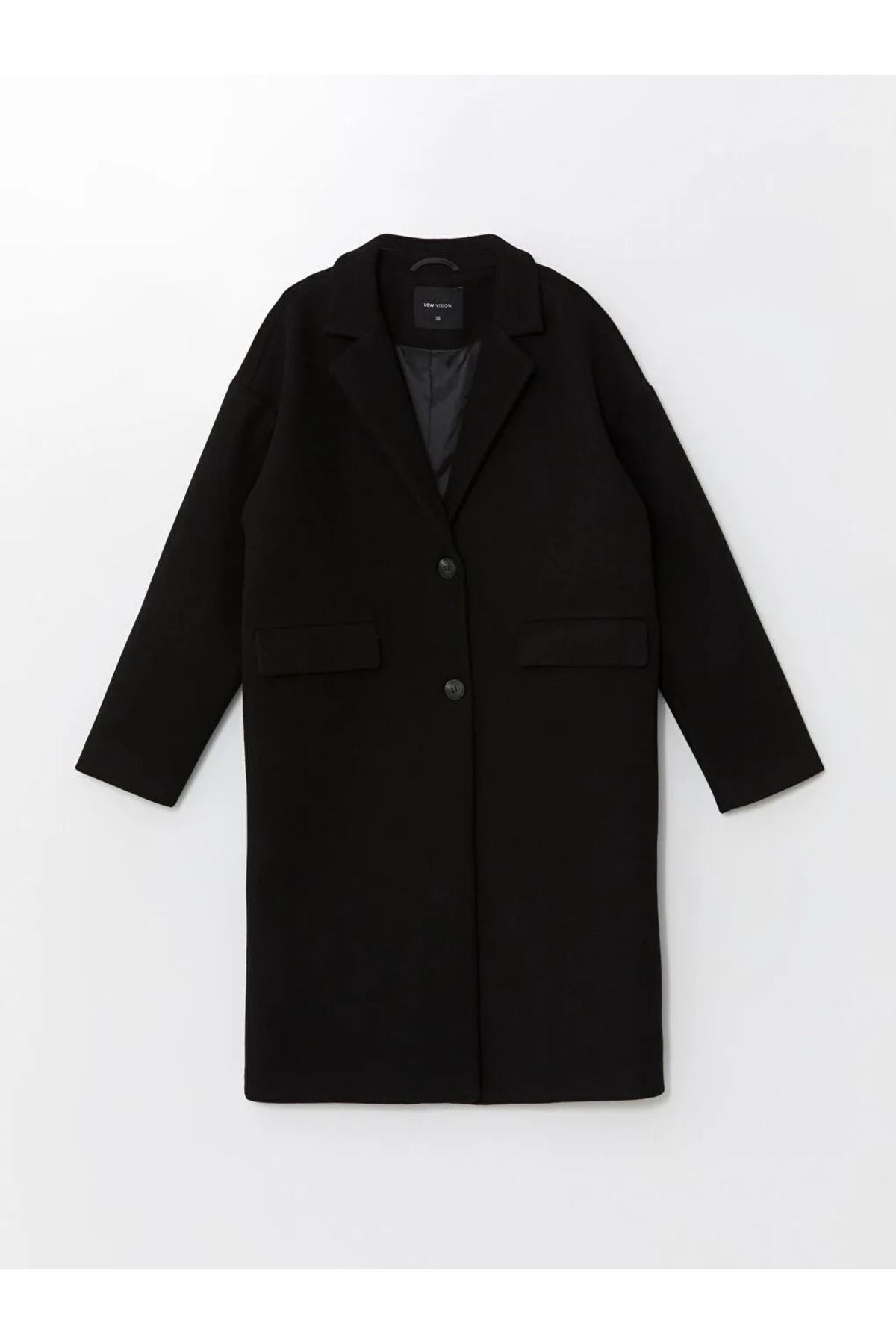 مانتو کشمیری زنانه LC Waikiki LCW Vision New Black Oversize