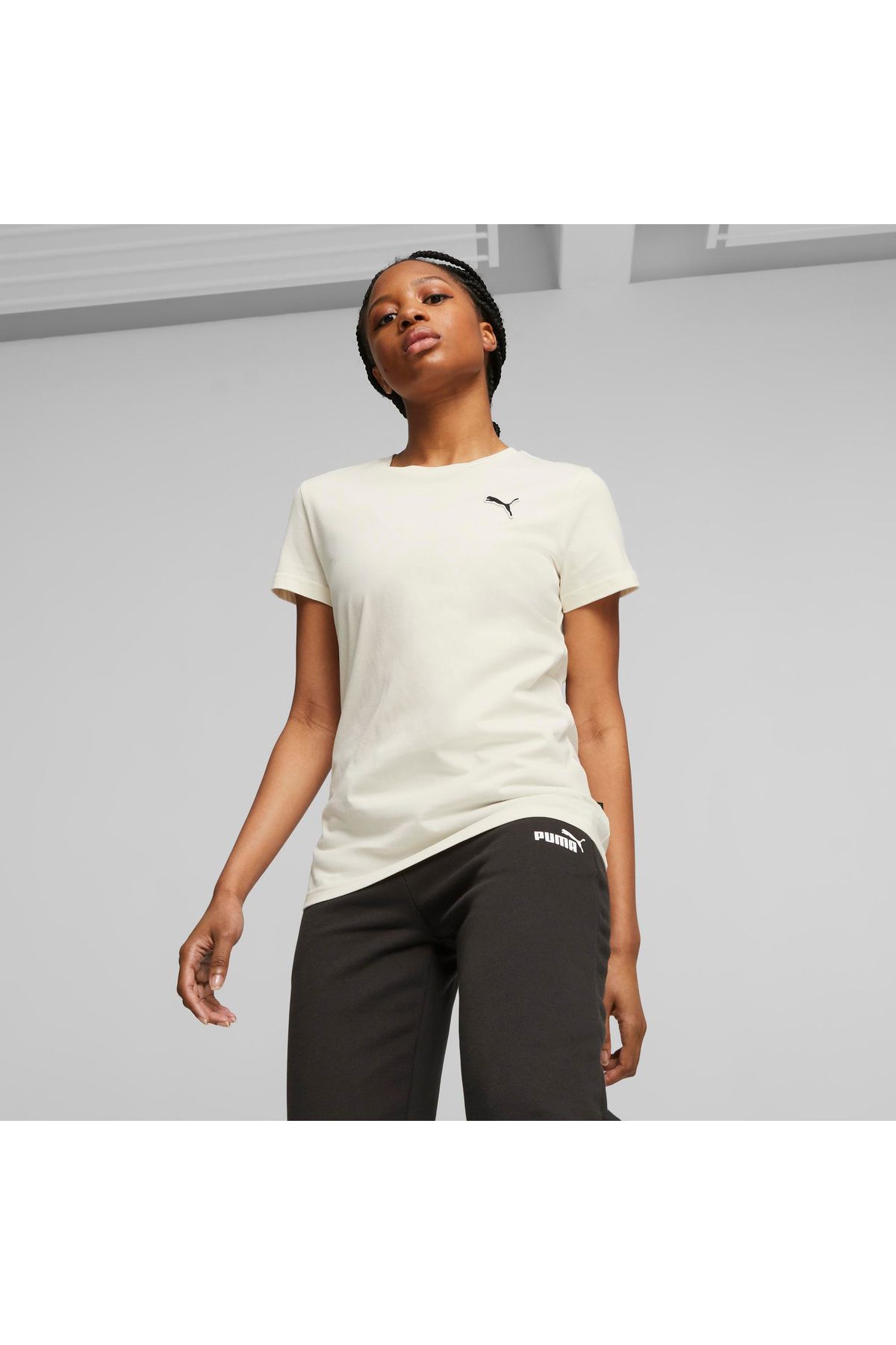 Puma-Better Essentials Women's Beige T-Shirt 1