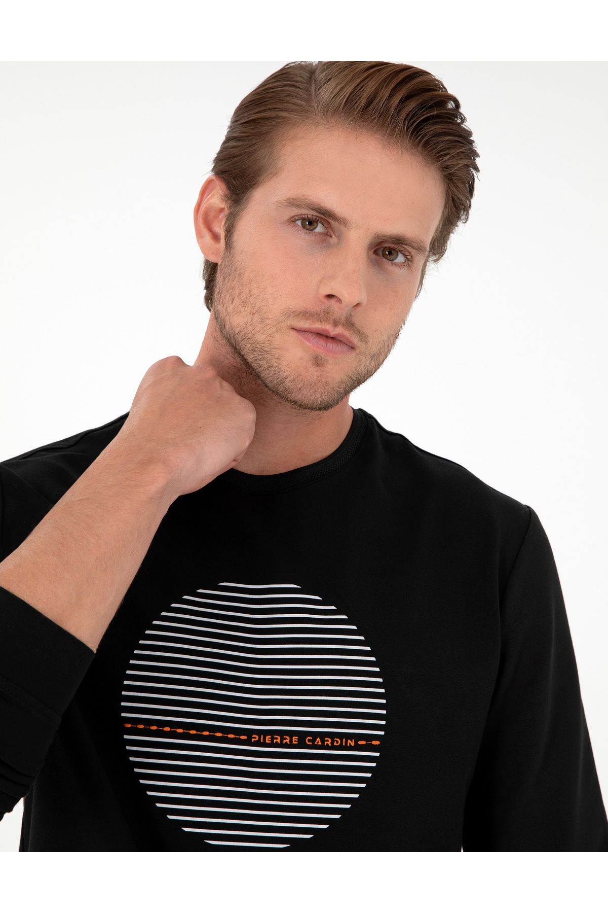 Pierre Cardin-Μαύρο φούτερ Regular Fit 1941532 2