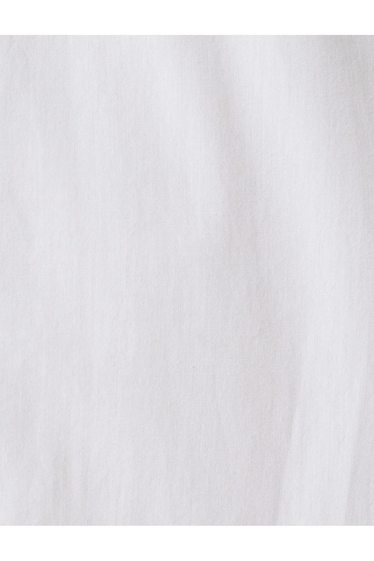 Koton-Long Sleeve Cotton Slim Fit Shirt 6