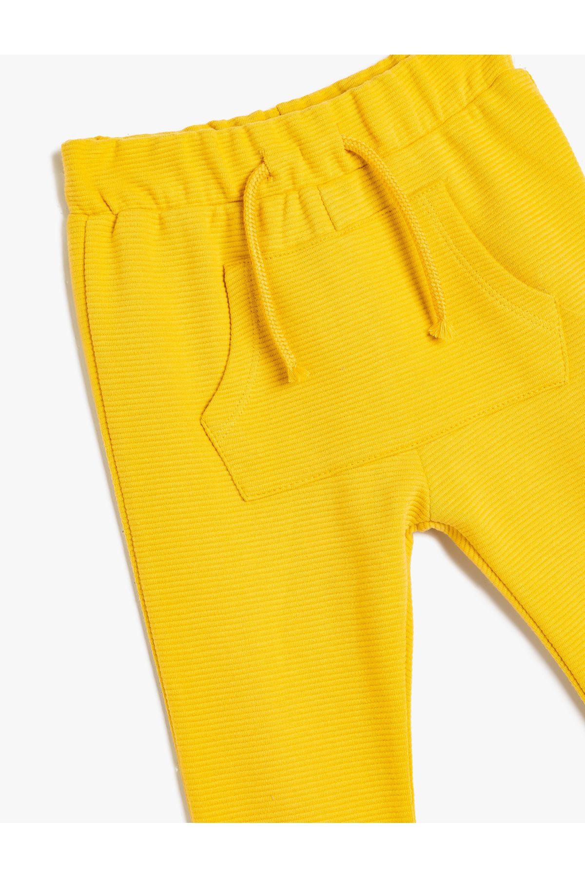 Koton-Kangaroo Pocketed Basic Jogger Sweatpants - Waist Tied 3