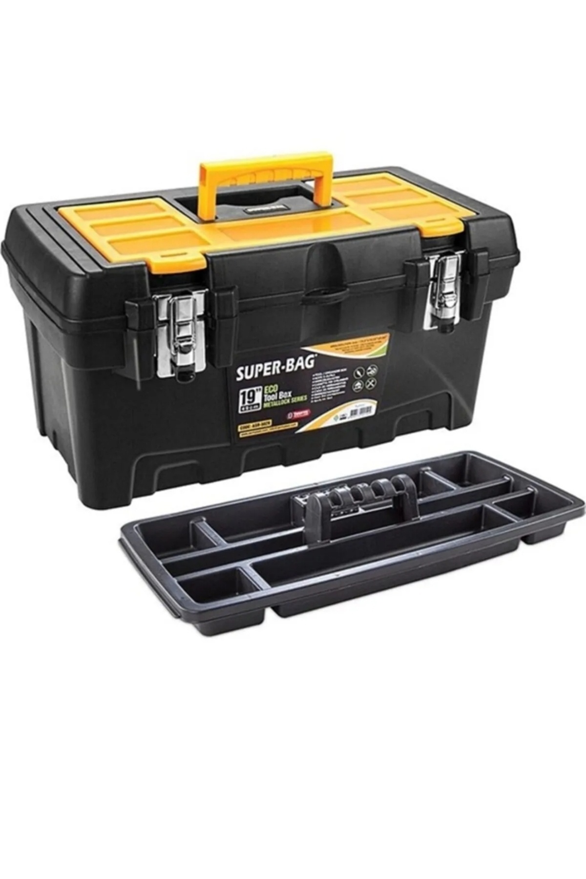 POLATLI OTO AKSESUAR Super Bağ Metal Kilitli Takım Çantası 19 Inc