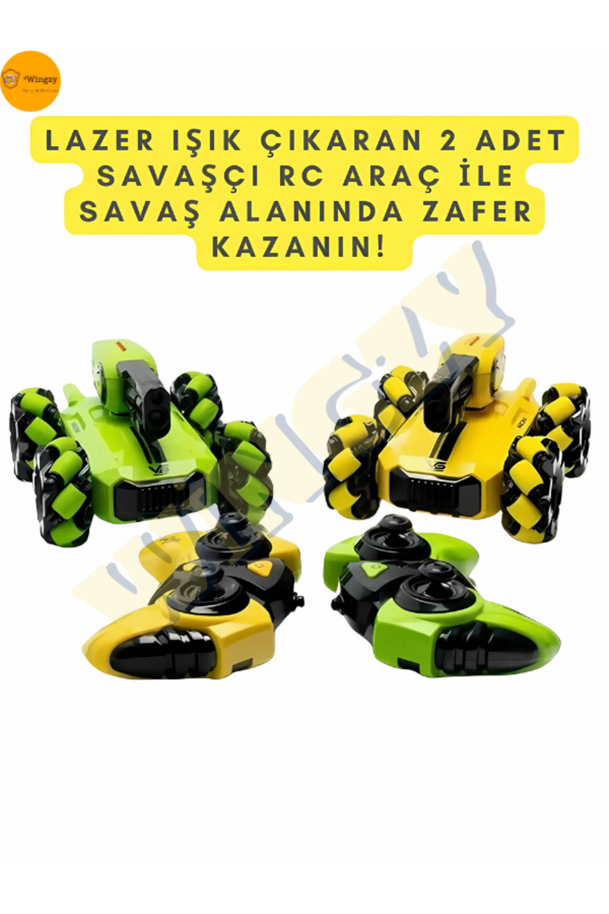 Uzaktan Kumandalı Lazer Fırlatan Araçlar, İkili Set, Heyecanlı Lazer Savaşları, Sağlık Takibi