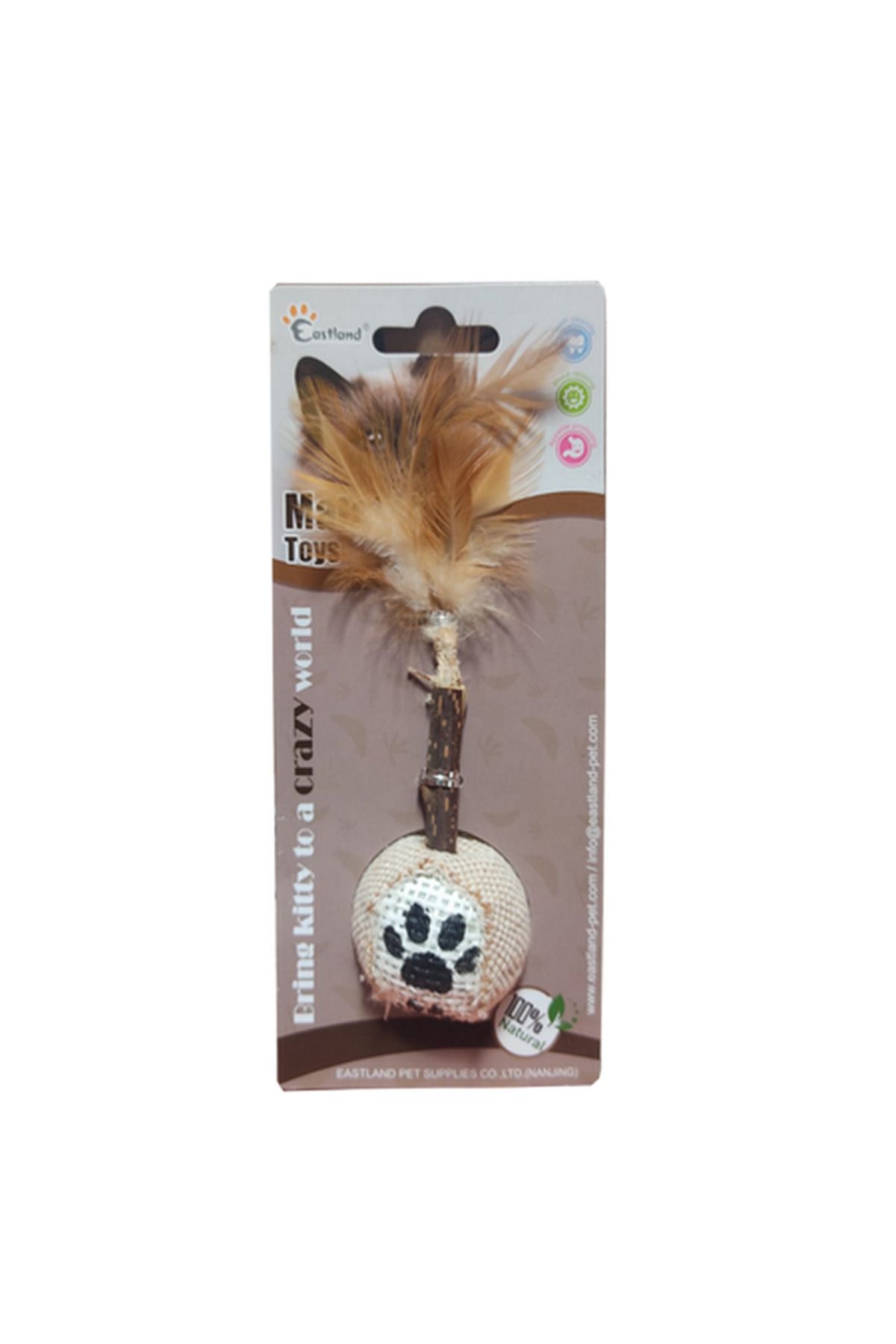 Eastland Matatabi Tüylü Toplu Kedi Oyuncağı 9 Cm YKTSN