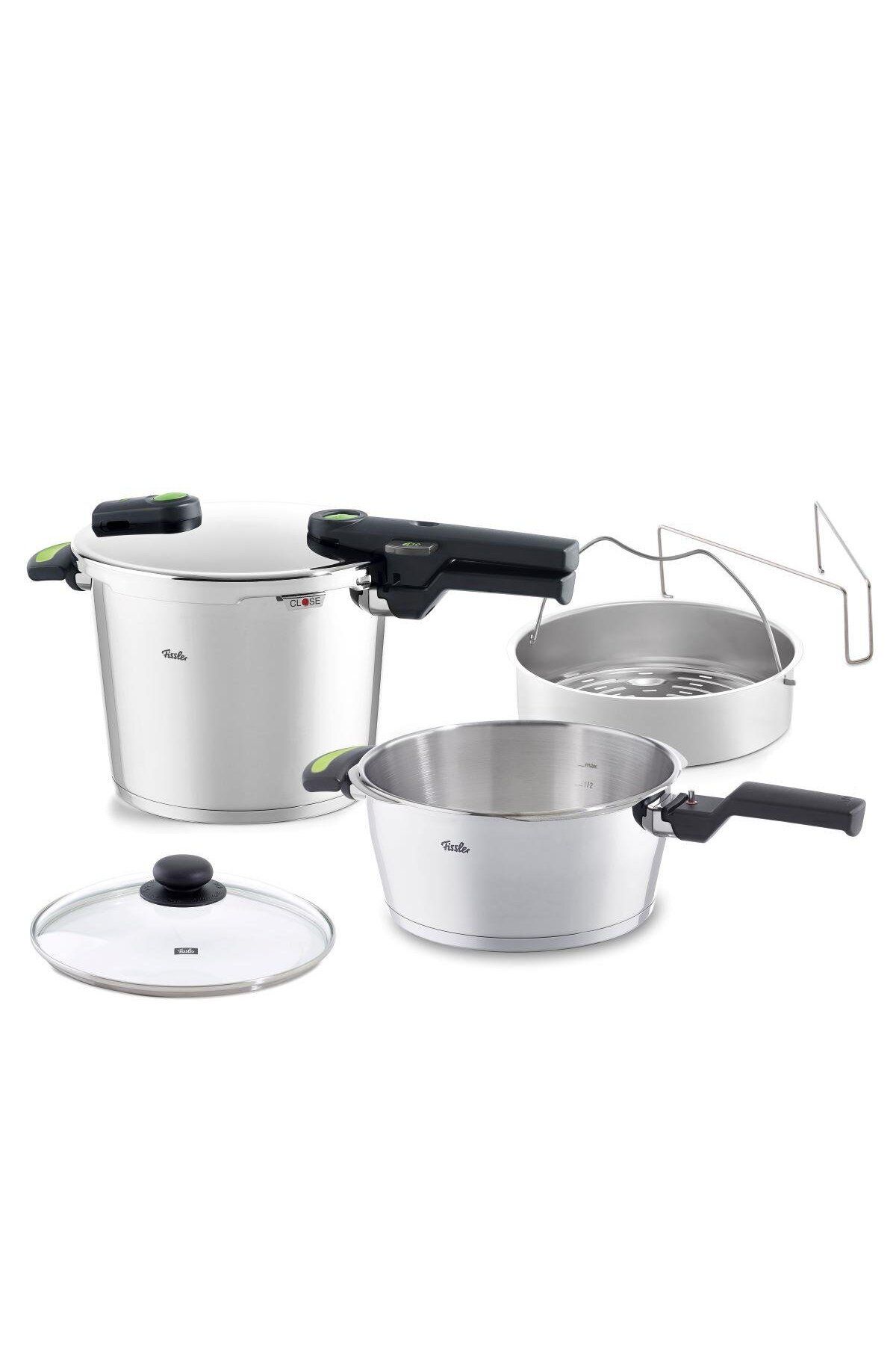 Fissler Vitaquick Green Point Düdüklü Tencere Seti  6+3,5 Litre