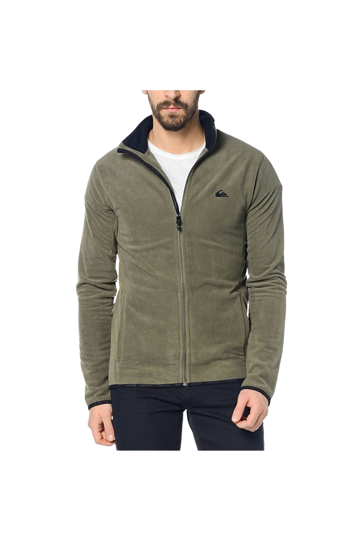 Quiksilver Mission Fz Erkek Yeşil Polar Ceket ERKEK POLAR CEKET EQYFT03162 — خاکی TYCBE784BA14379900