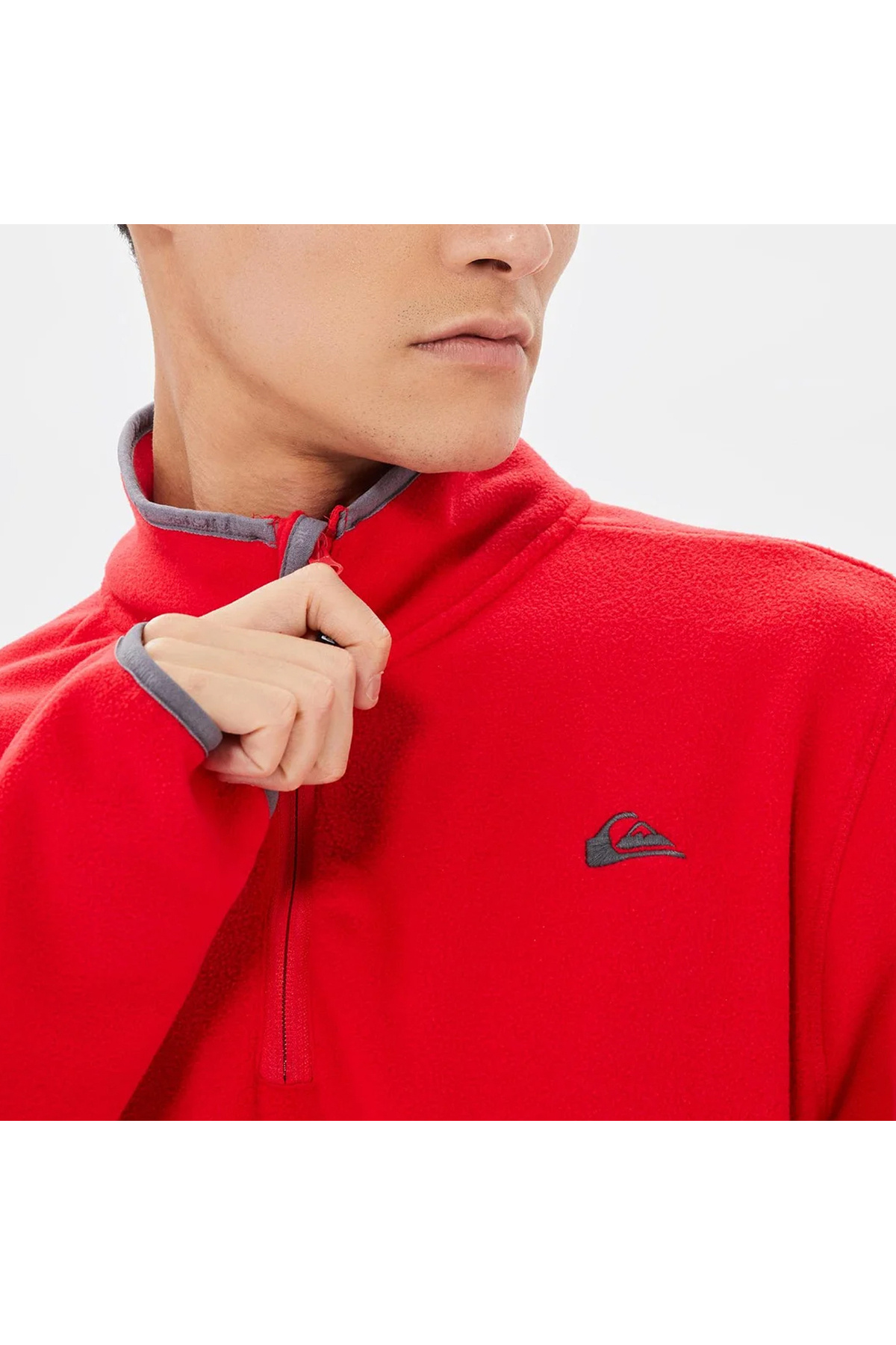 کت مردانه پشم گوسفند قرمز مردانه Mission Halfzip MEN'S FLEECE EQYFT03163 — قرمز 1576525 — تصویر 4 از 4