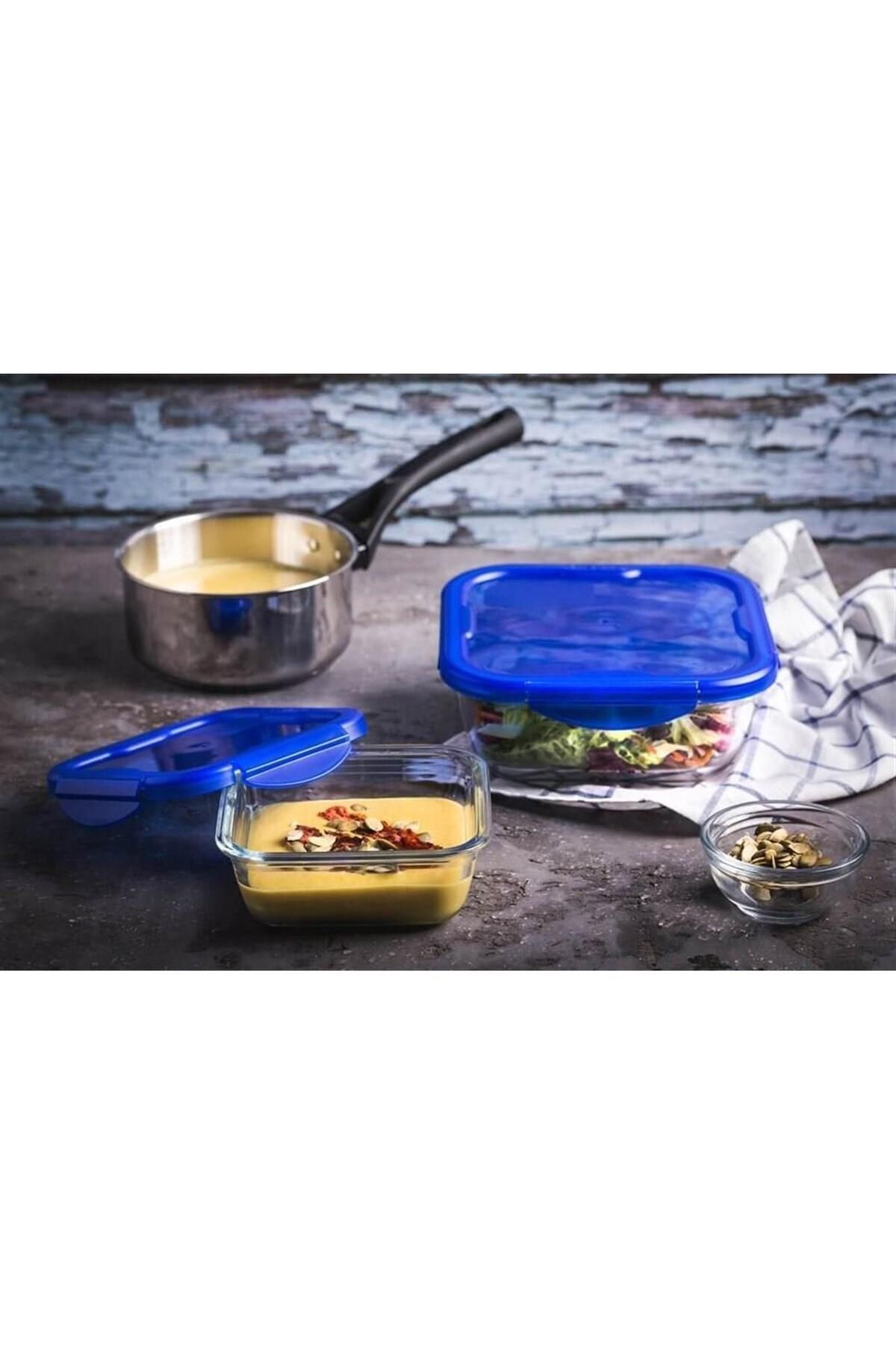 Pyrex-Square Storage Container with Lid 1.9 L 6