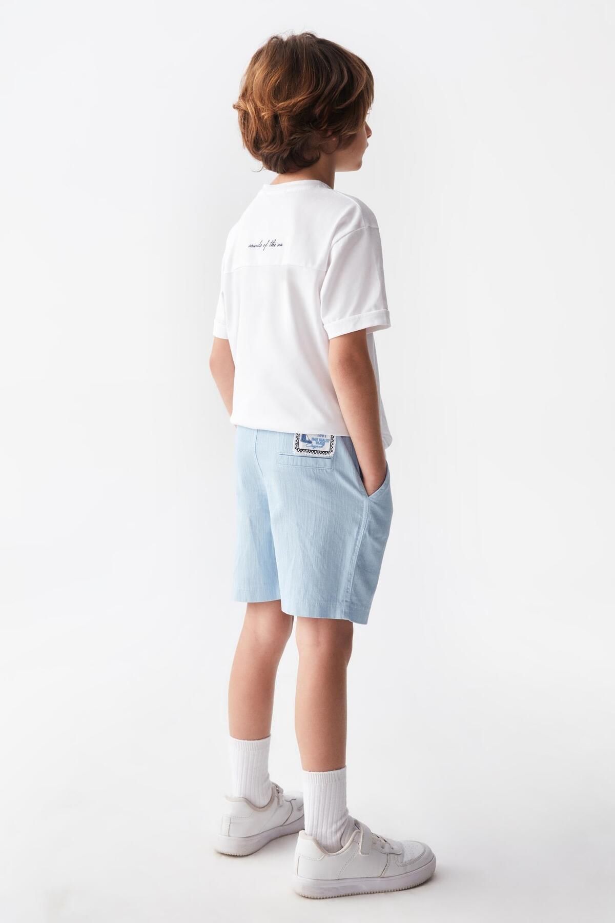 nk kids-Men's Blue Shorts - Nk Remember 2