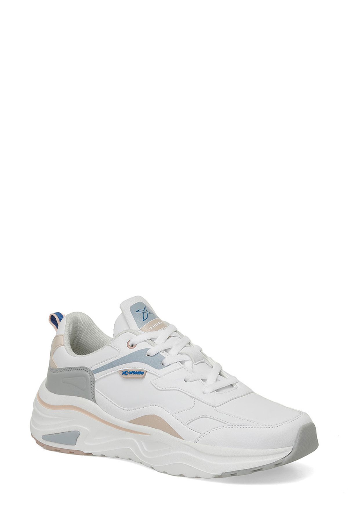 Kinetix-Talya Pu W 4Pr White Women's Sneaker 2