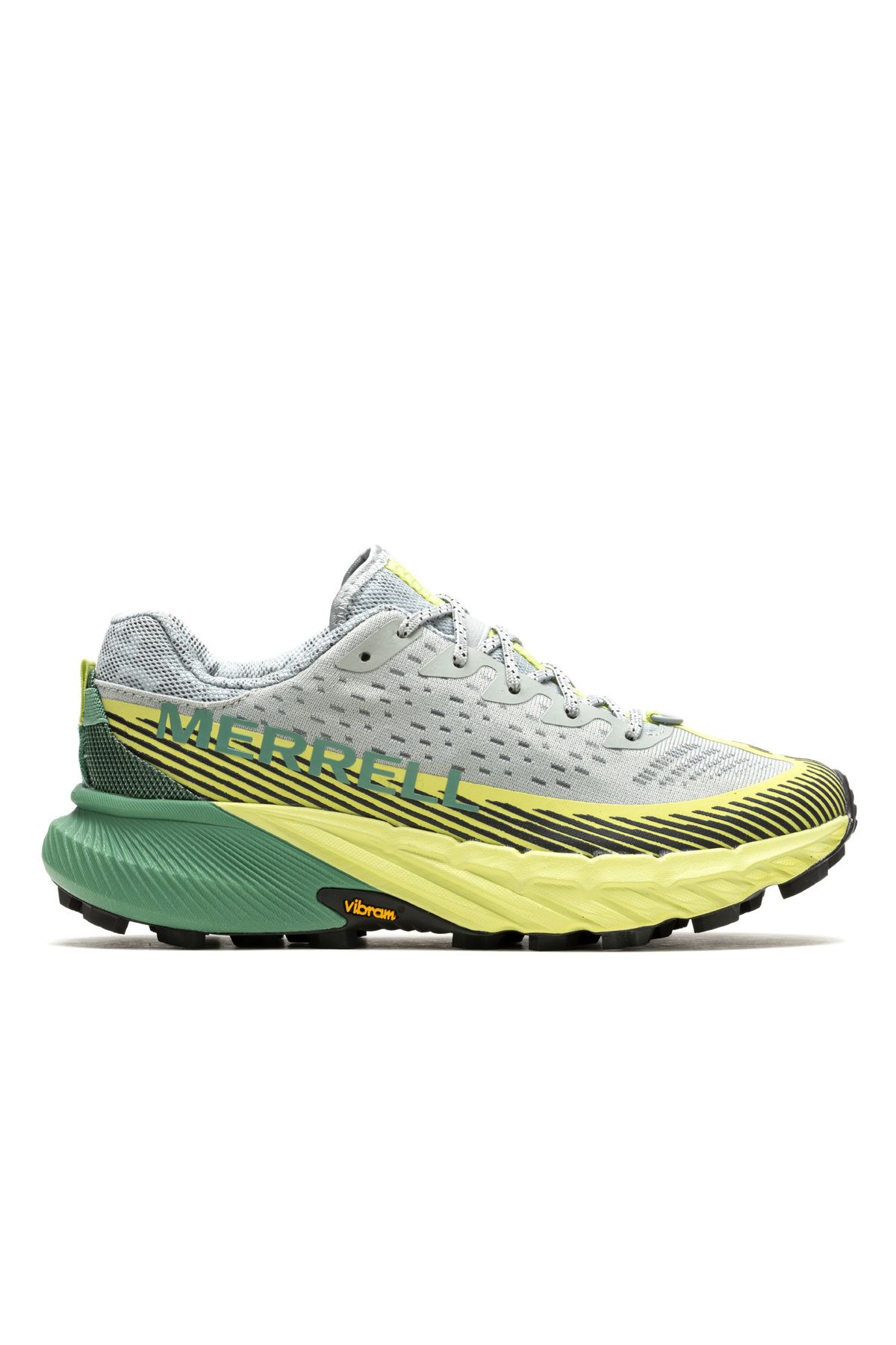 کفش دویدن تریل زنانه چابکی پیک 5 خاکستری/سبز Merrell