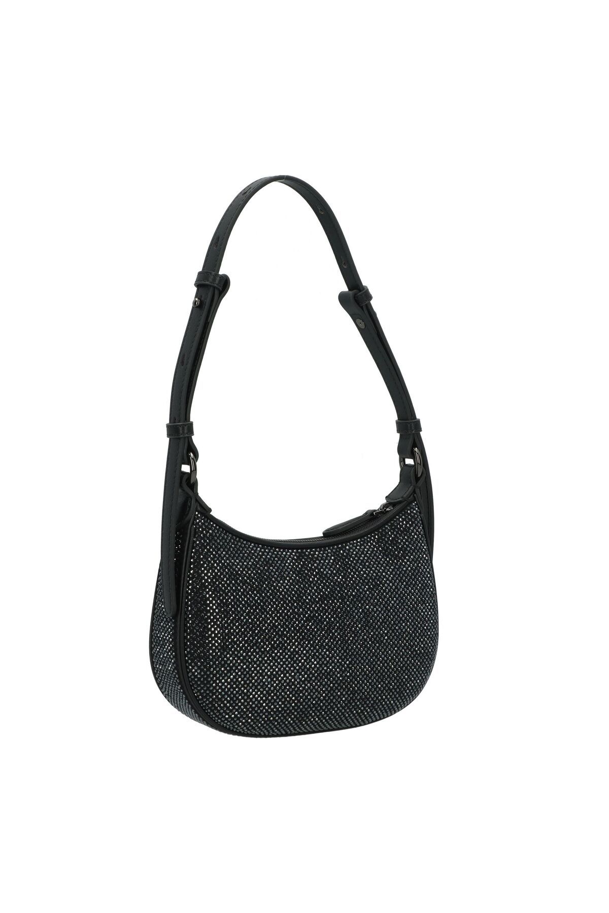 PİNKO-Half Moon Mini taška Schultertasche Leder 18 cm 2