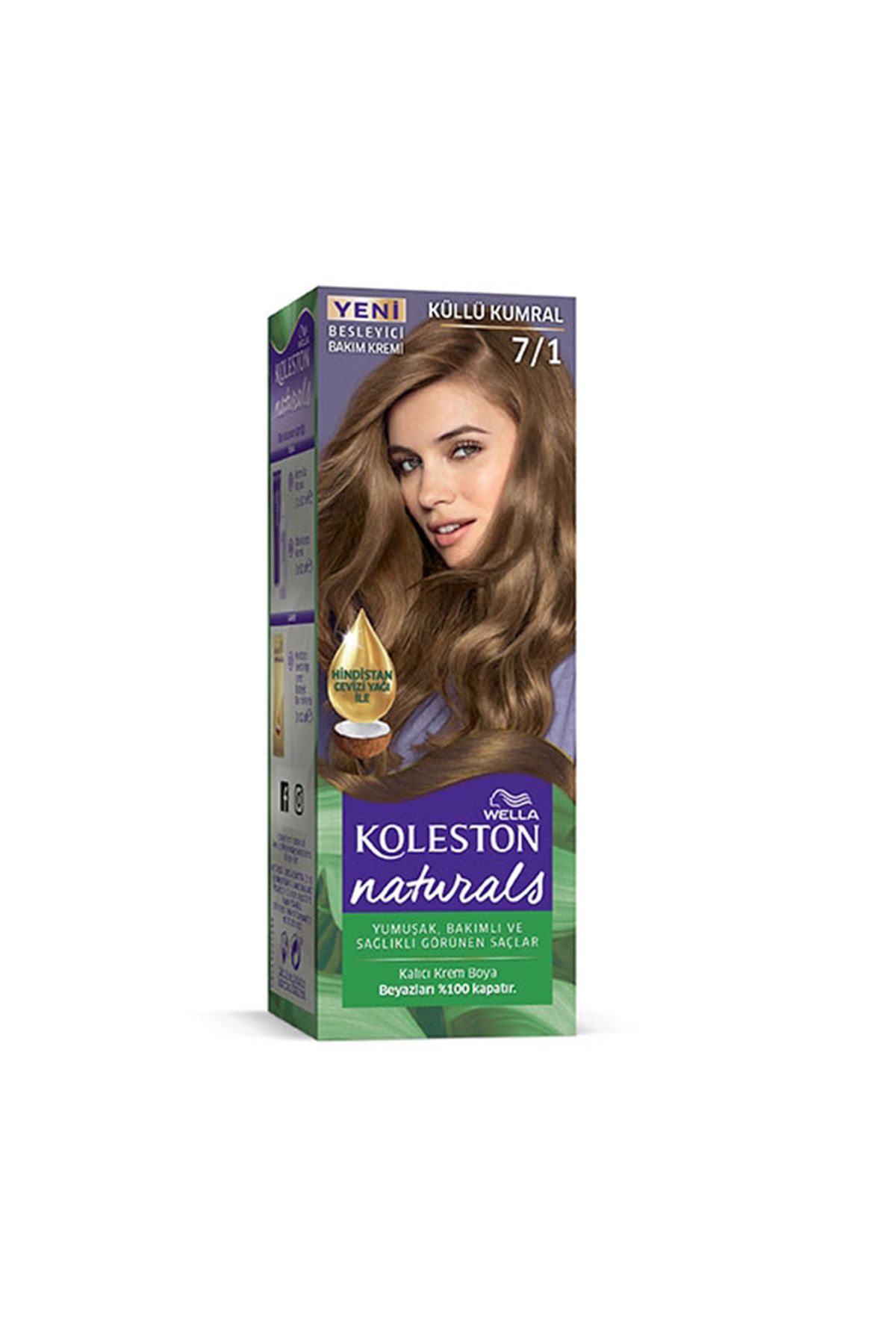 karadağsb Naturals Saç Boyası Küllü Kumral 7/1