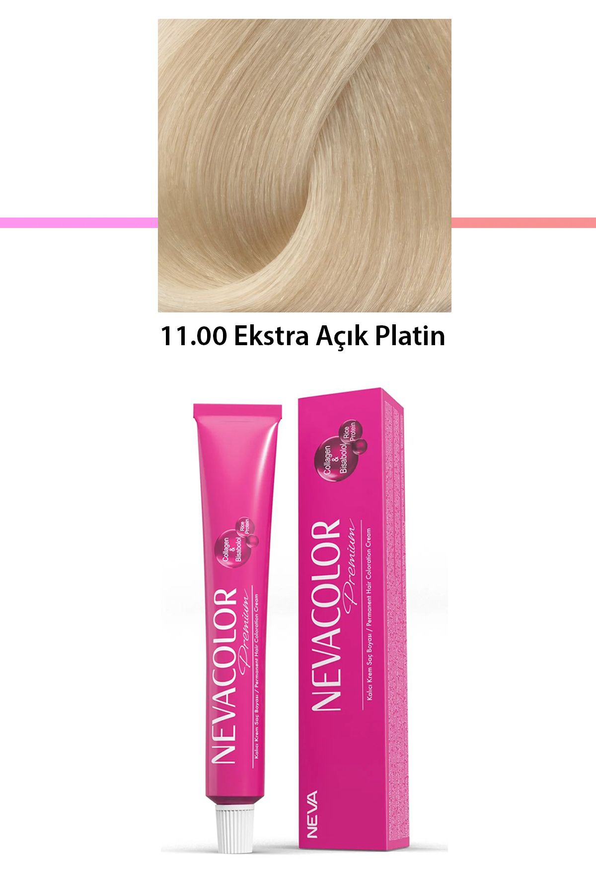 karadağsb Premium 11.00 Ekstra Açık Platin - Kalıcı Krem Saç Boyası 50 G Tüp