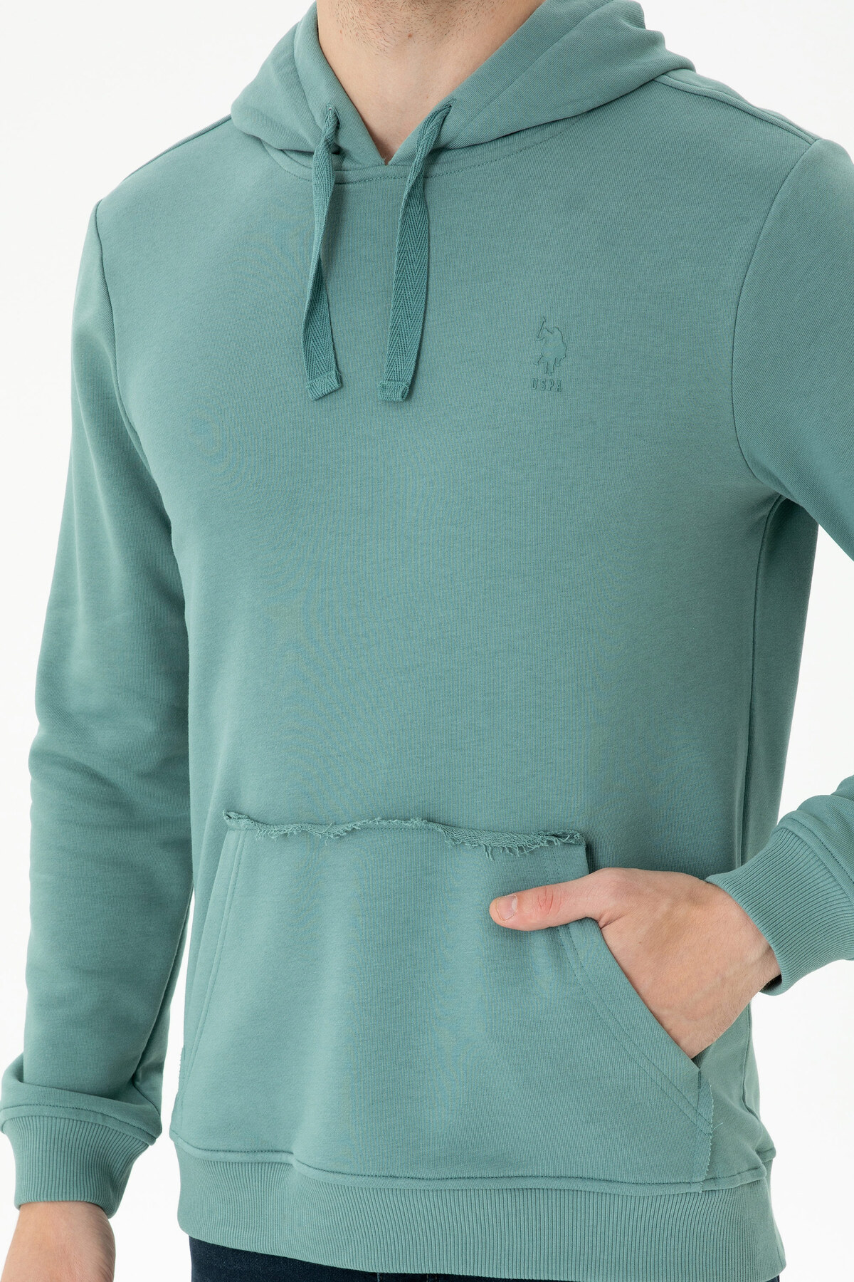سویشرت مردانه هودی | یو اس پولو U.S. Polo Assn. 939209 TR - تصویر 6
