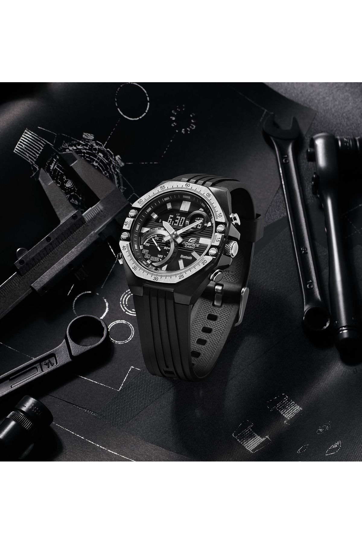 Casio-ساعة EDIFICE Smartphone Link ECB-10TP-1ADF 3