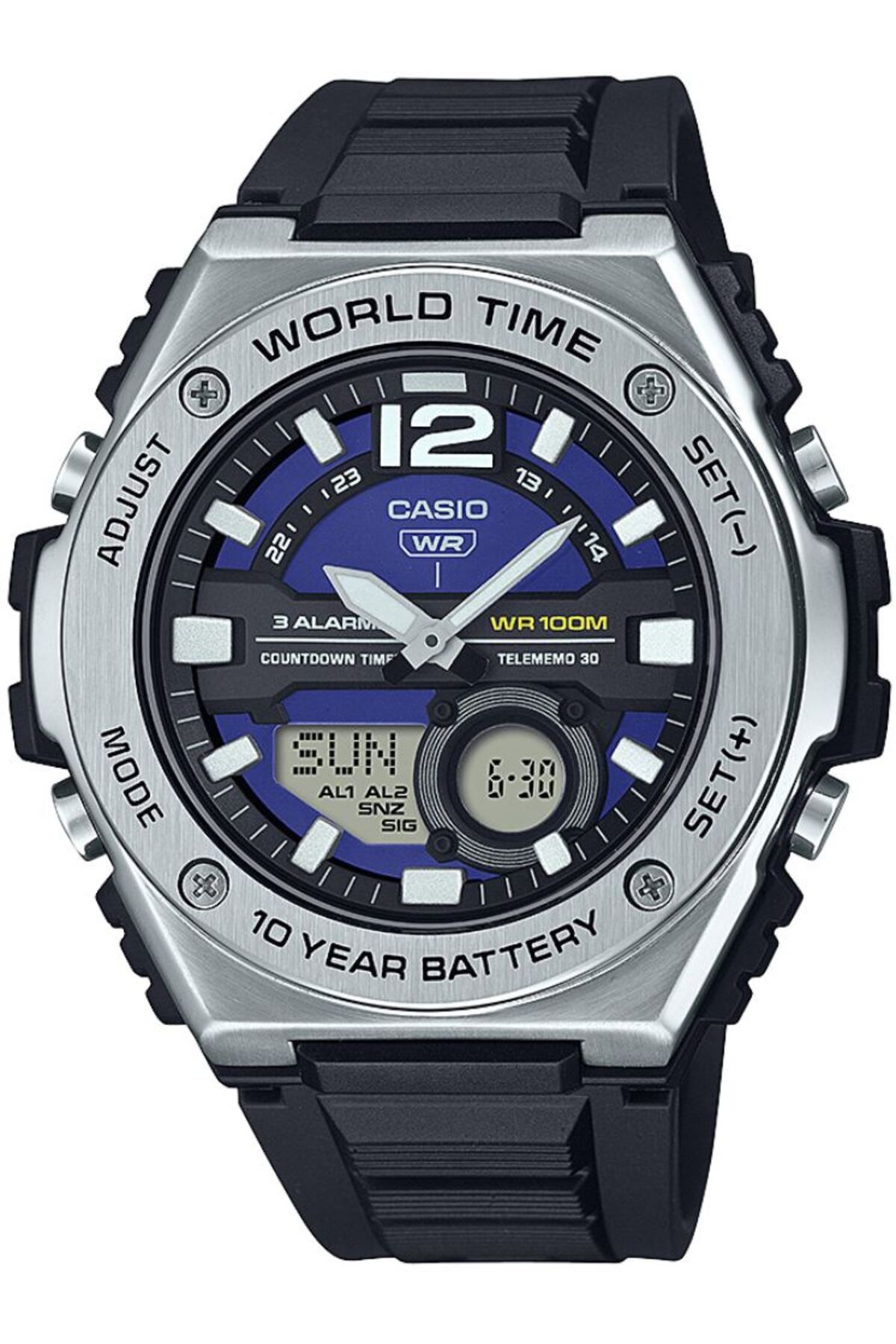 Casio-ساعة يد رجالية - موديل Mwq-100-2Avdf 1