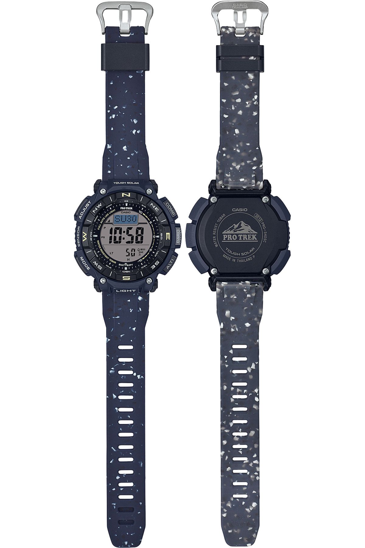 Casio-Protrek Prg-340sc-2dr Men's Wristwatch - Stylish and Functional Design 5