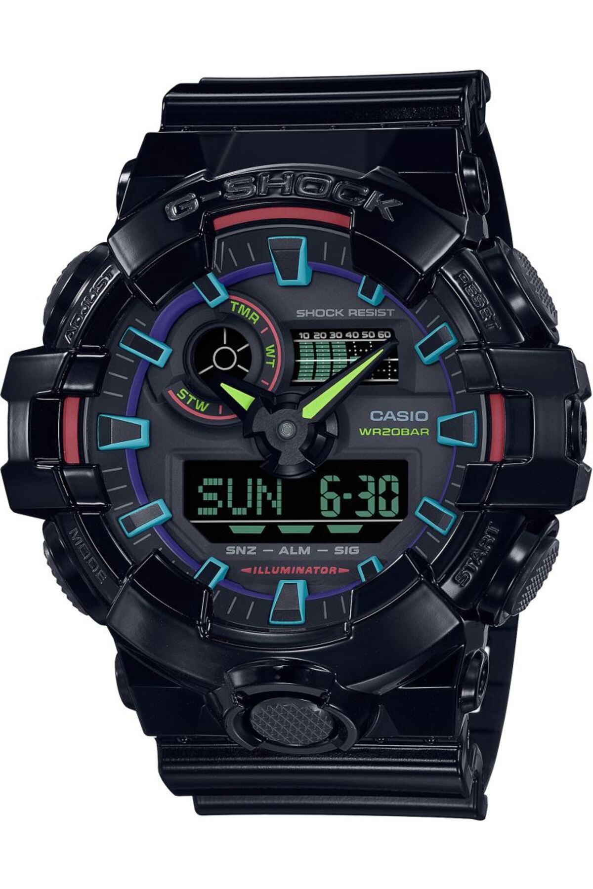 ساعت مچی مردانه Ga-700rgb-1adr Casio