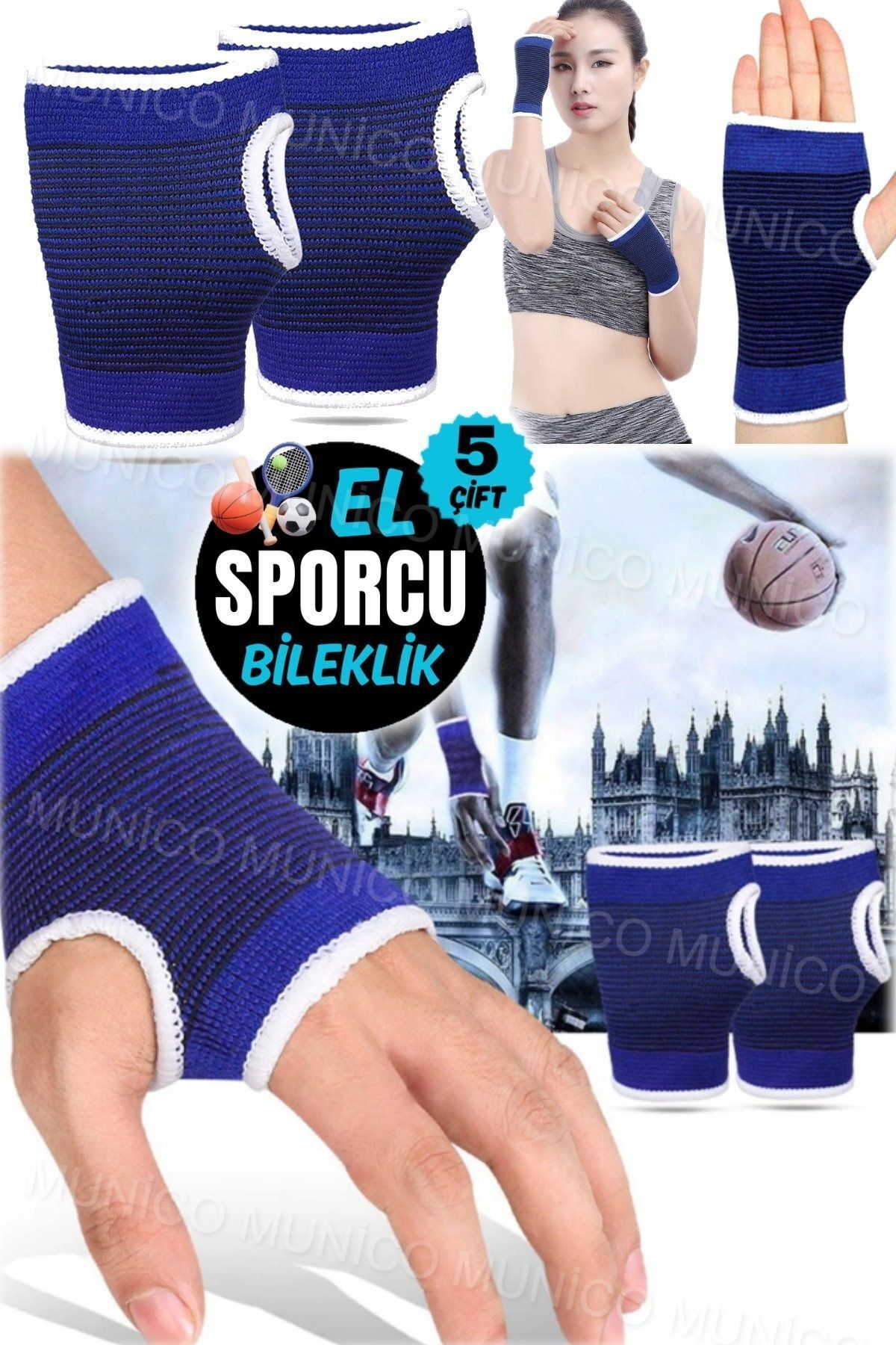 AboutThePerfect El bileği koruyucu seti, elastik ve nefes alabilir, spor ve egzersiz için uygun