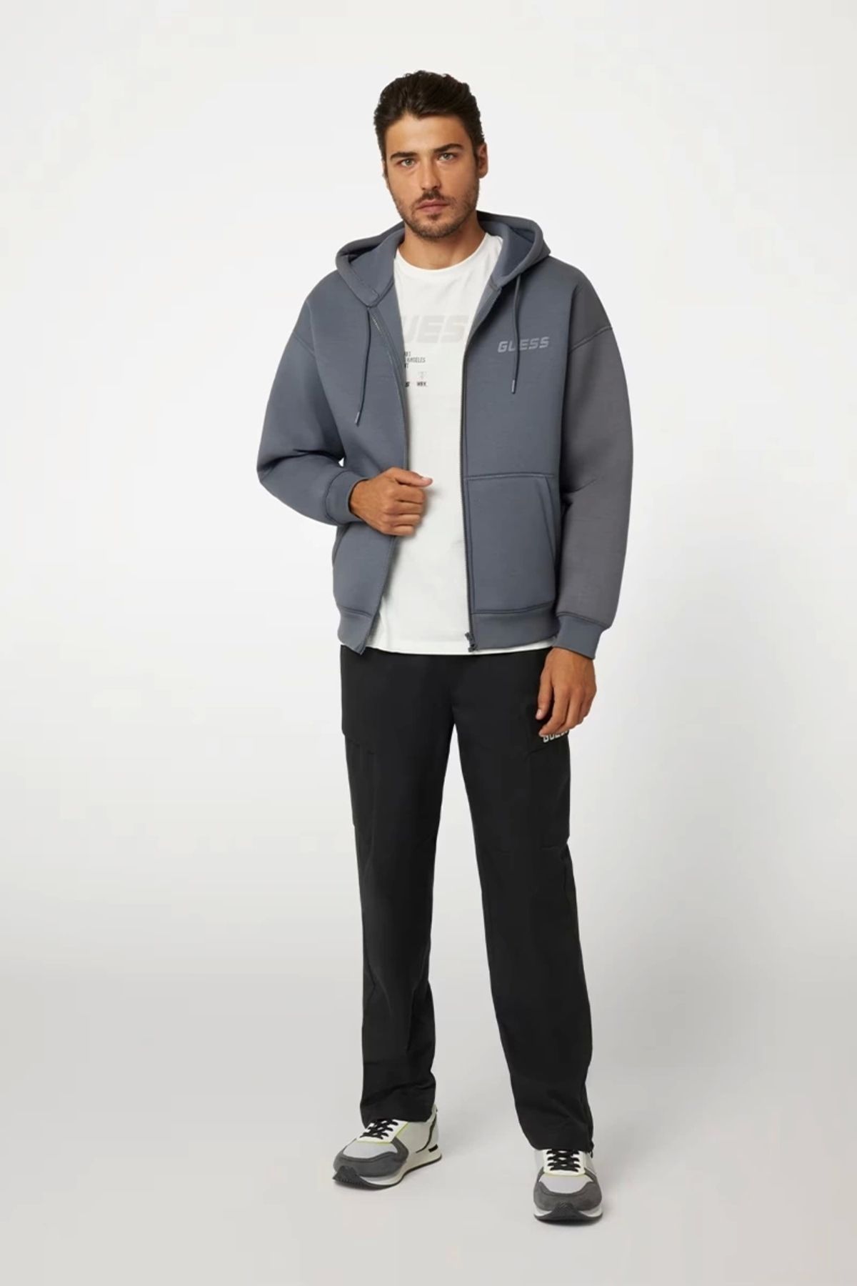 Guess-Imai Hooded Sweatshirt - Zipper 1