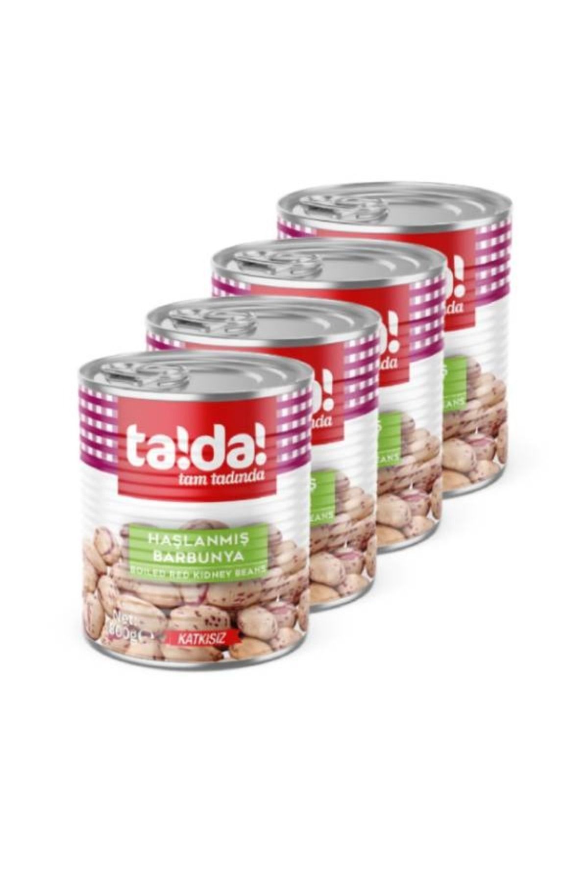 Tada Haşlanmış Barbunya 800 Gr (4 Adet)