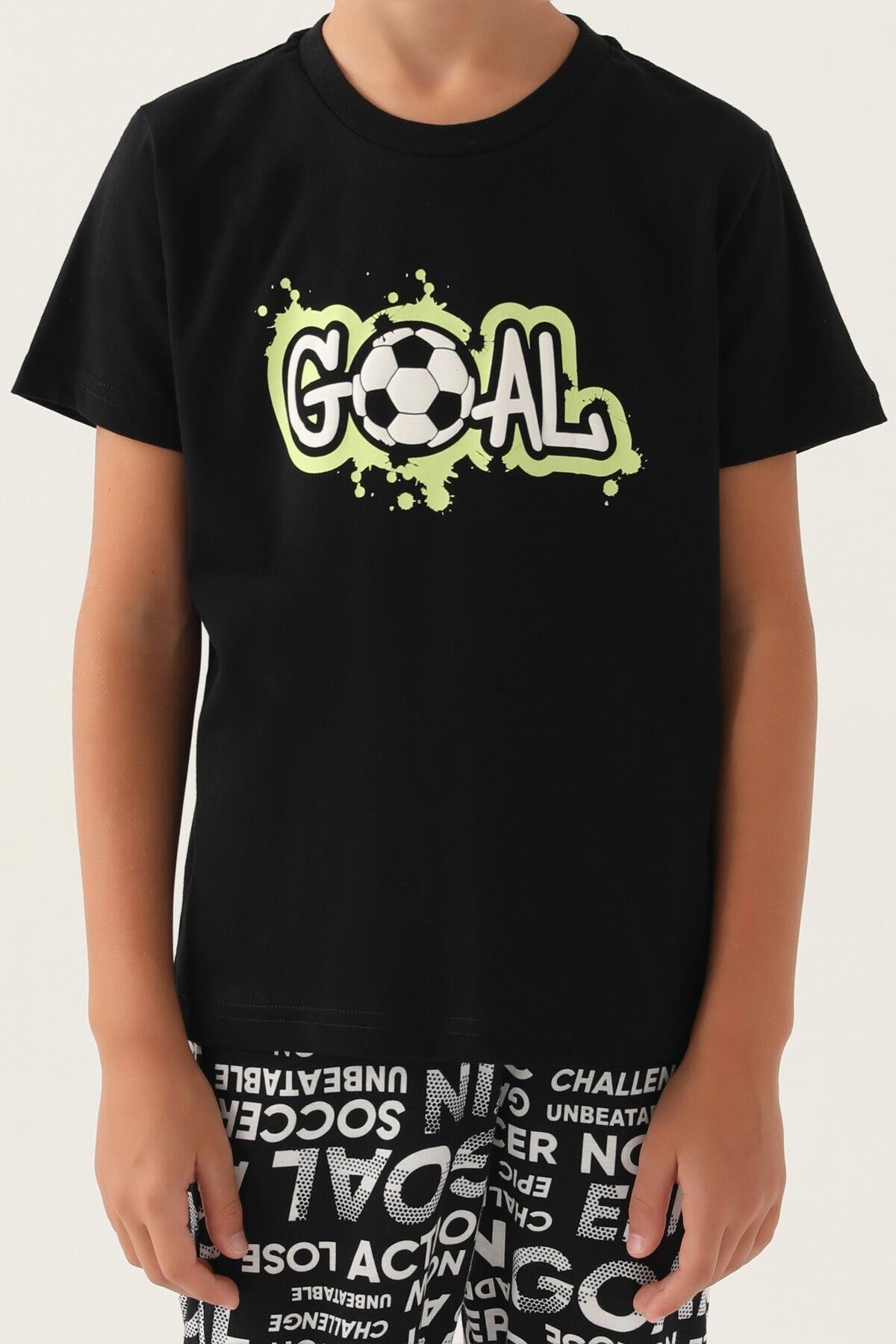 PJS-Roly Poly 3344 Goal Boy's Pajama Set 4