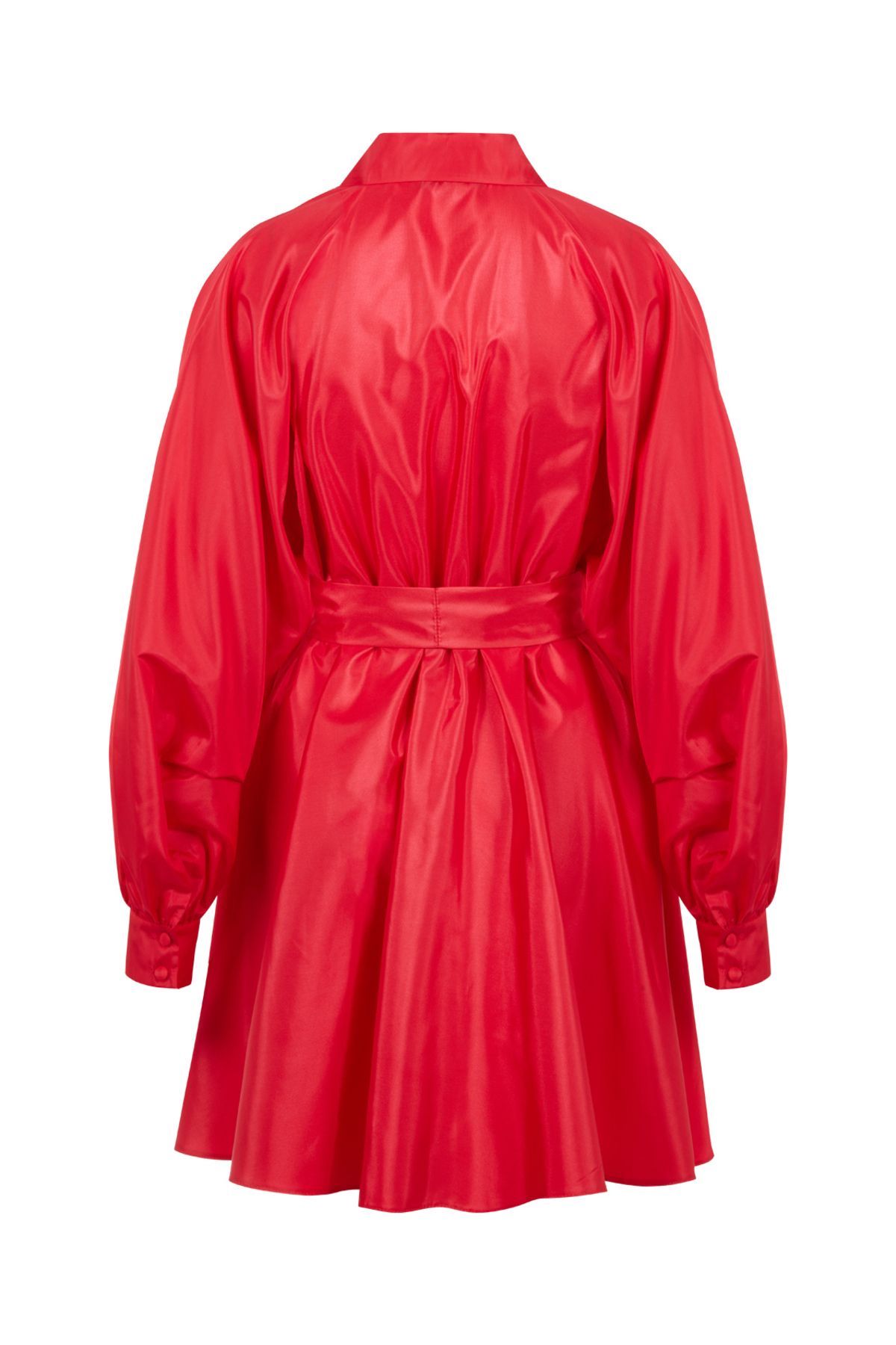 Nocturne-Belted Taffeta Dress 2