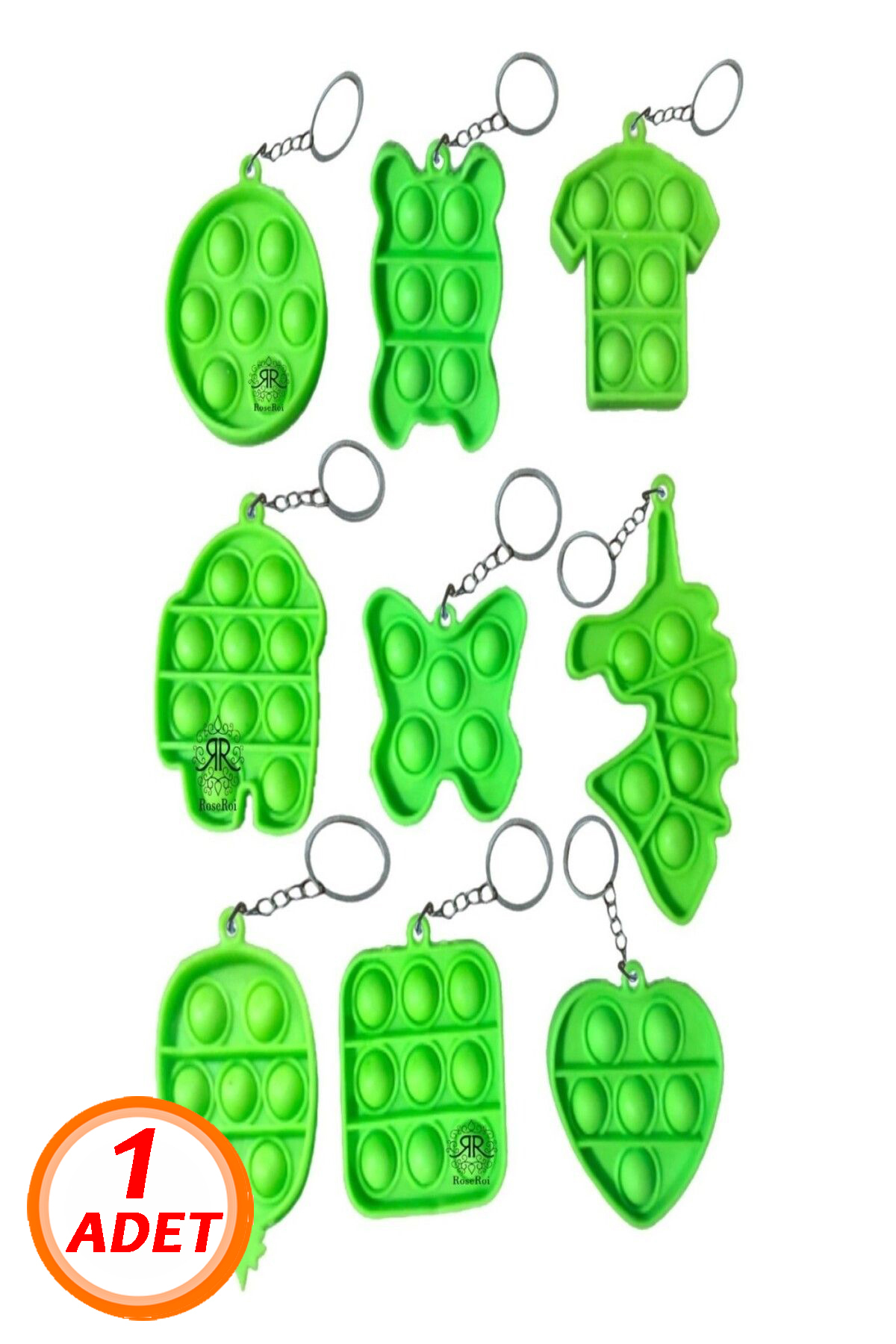 Bundeba Popit Anahtarlık Hediyelik Popit Anahtarlık Doğum Günü Karne Günü Hediyesi fotoğrafı 2 (önizleme)