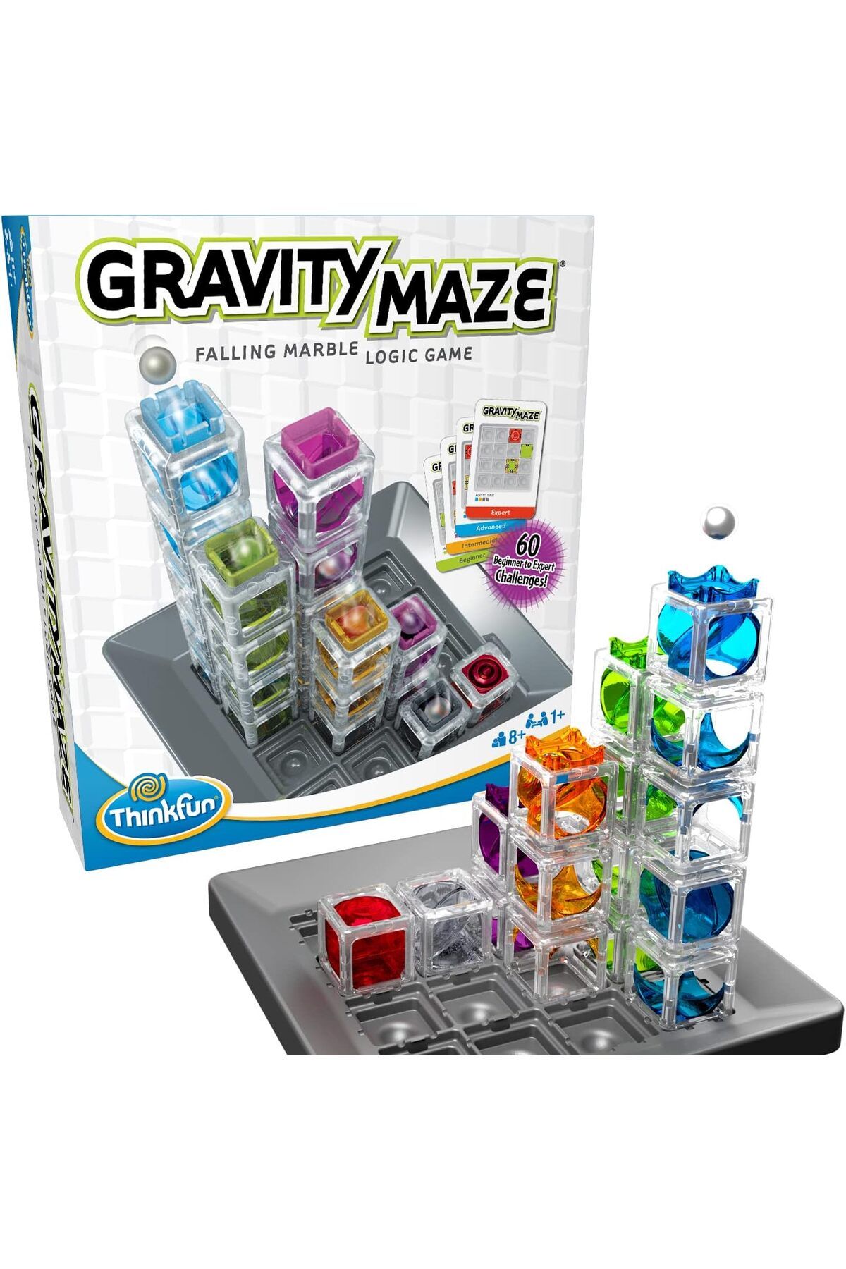 MCreative crashop Fun ThinkFun Gravity Maze Mermer Koşusu Beyin Oyunu ve KÖK Oyuncak Erkek ve Kız Çocuklar