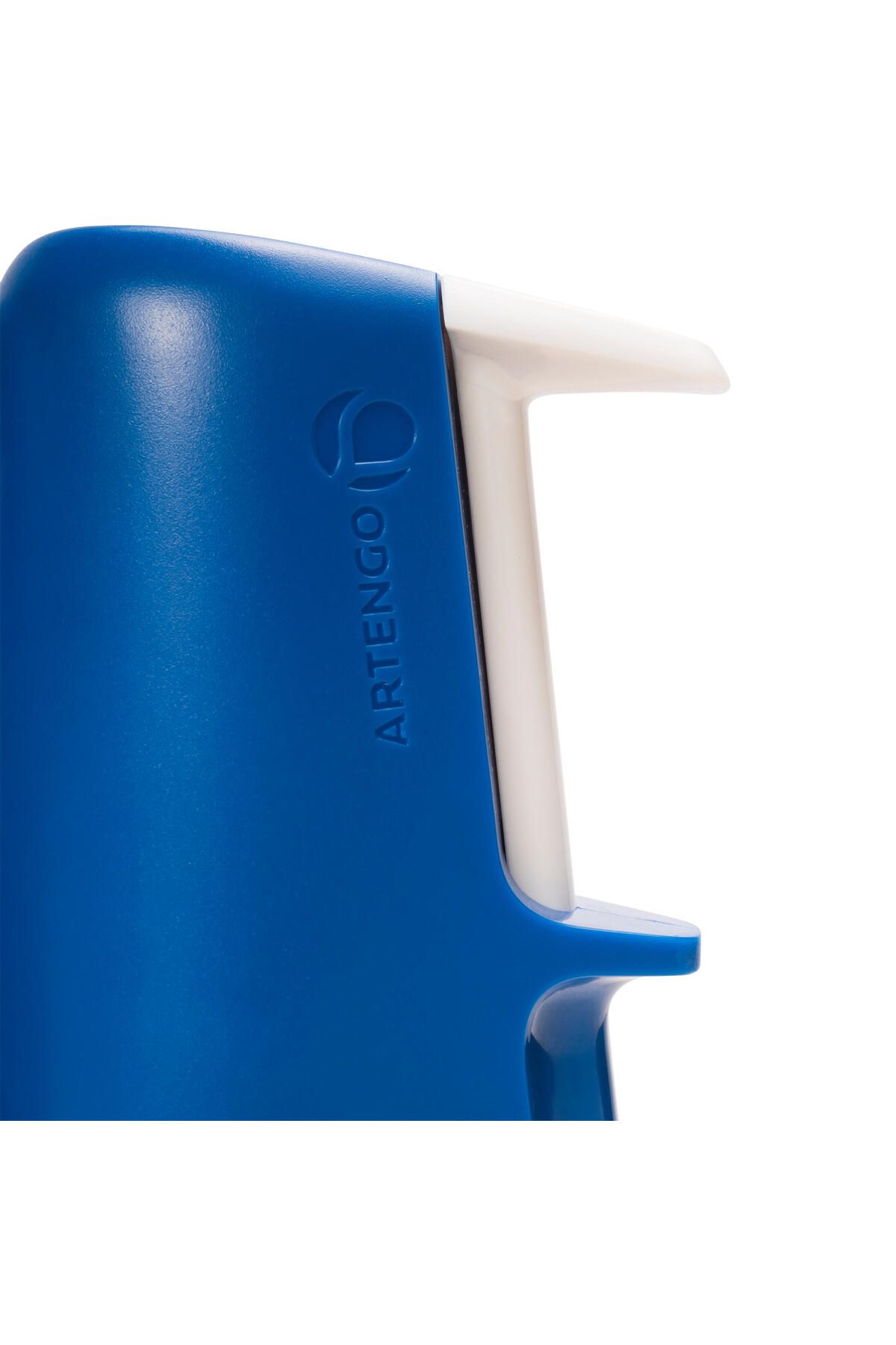 ست پینگ پنگ مشکی مجموعه تنیس روی میز فایل اندازه کوچک 2 راکت بالا Rollnet Decathlon