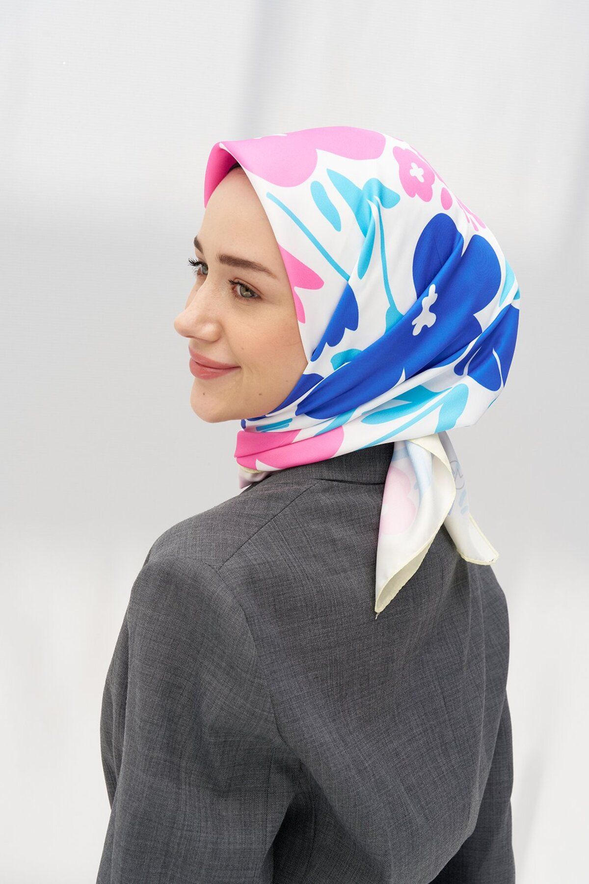 Modakaşmir-Daisy Twill Scarf 3