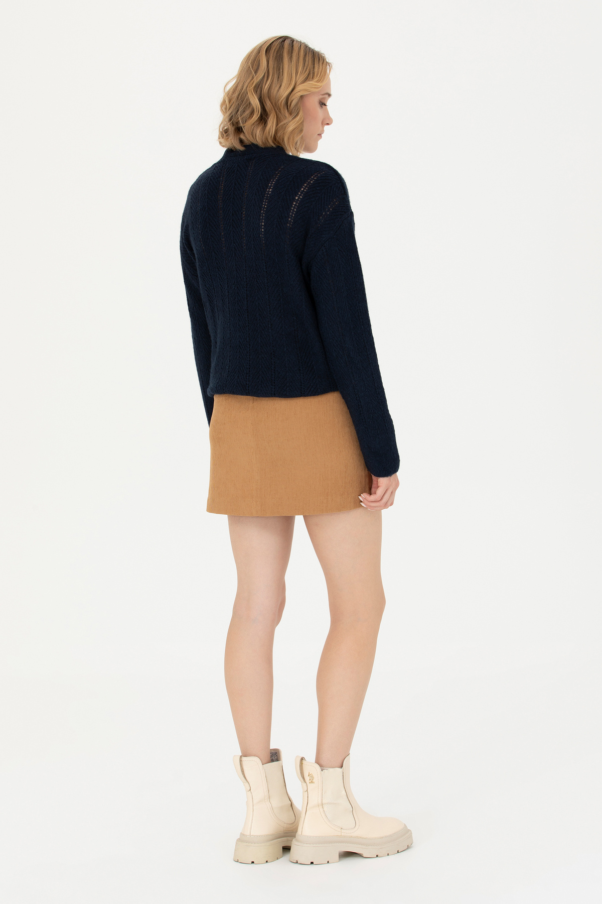 دامن زنانه کمل بافت U.S. Polo Assn. — 4