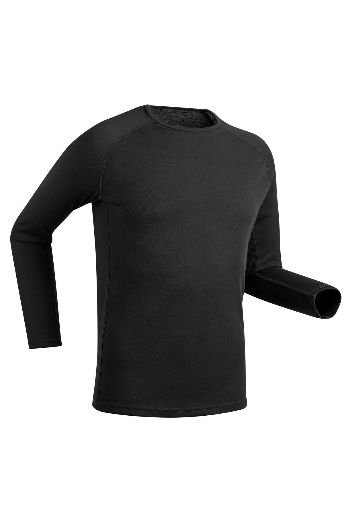 Decathlon-Men's Warm Ski Thermal Underwear - Black - Bl 100 2