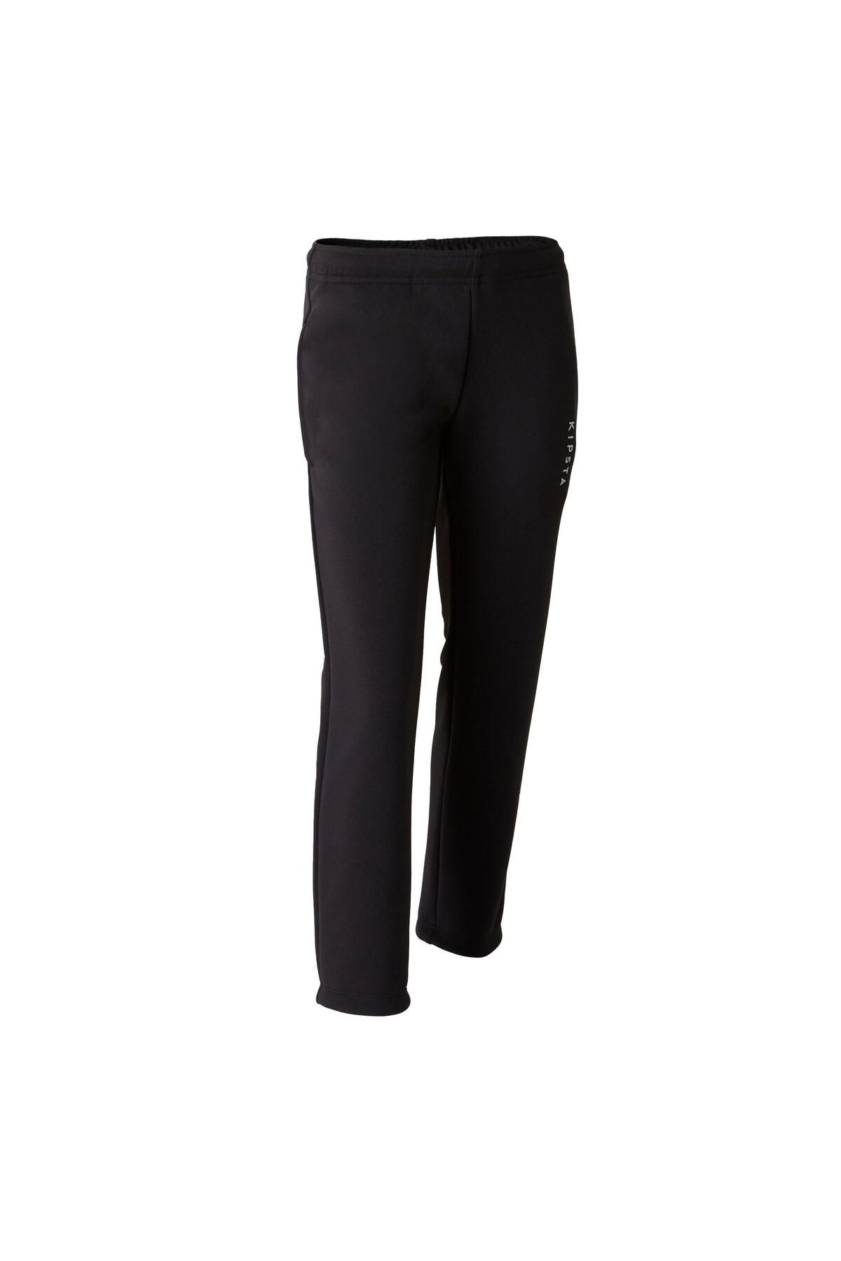 شلوار گرمکن ورزشی مشکی دخترانه و پسرانه بچگانه کفش بچه گانه Kipsta Essentiel Decathlon