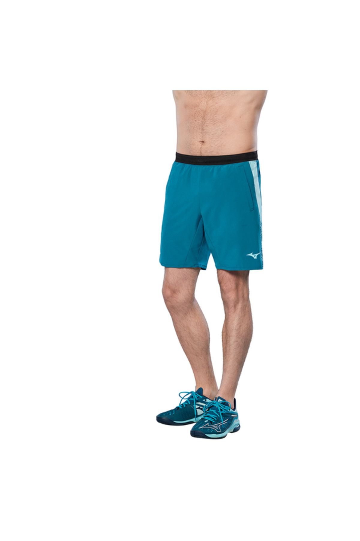شورت ورزشی آبی مردانه شارژ 8 را در های تقویت کنید Mizuno
