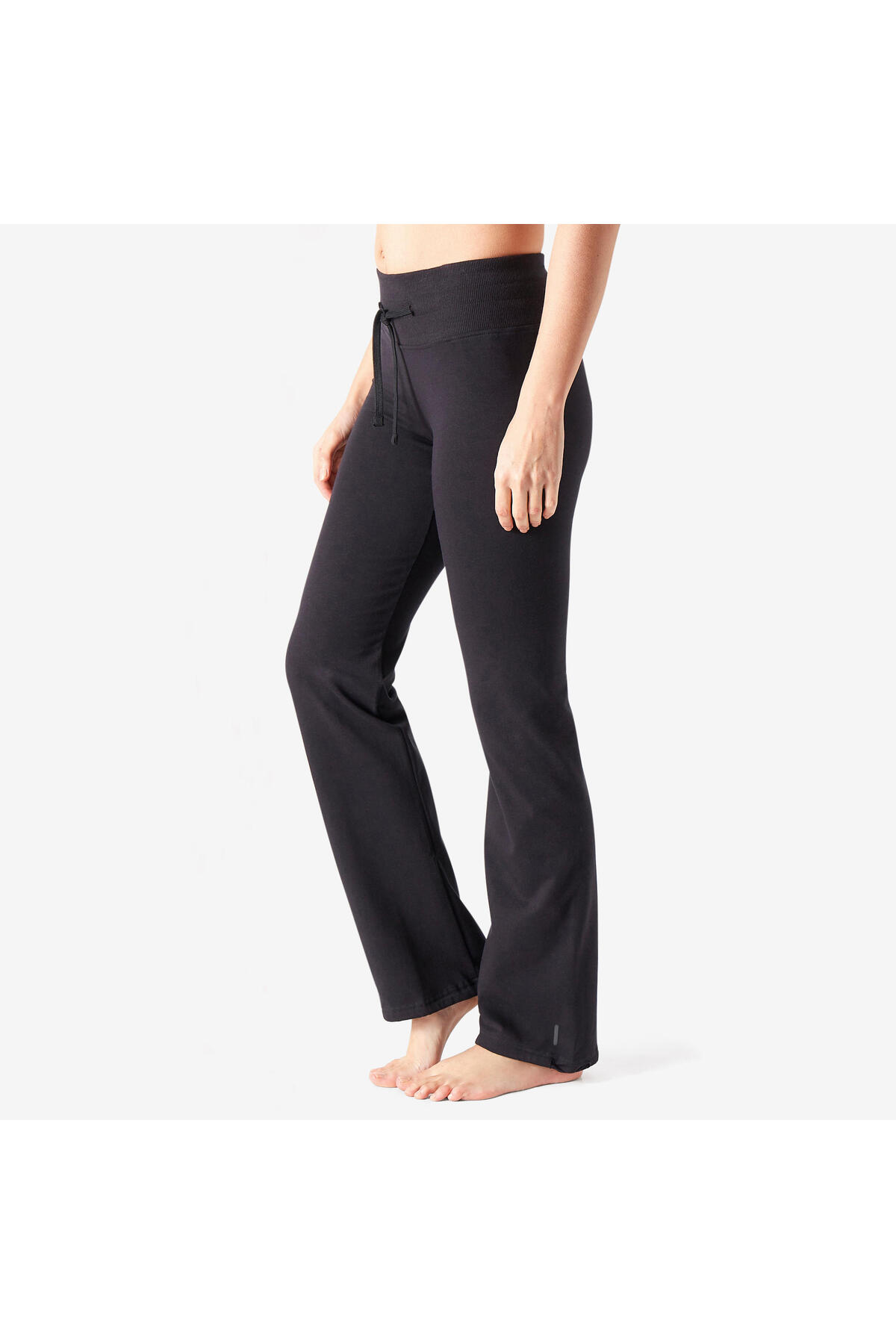 Decathlon Kadın Siyah Regular Spor Taytı 500 - Pilates görsel 7
