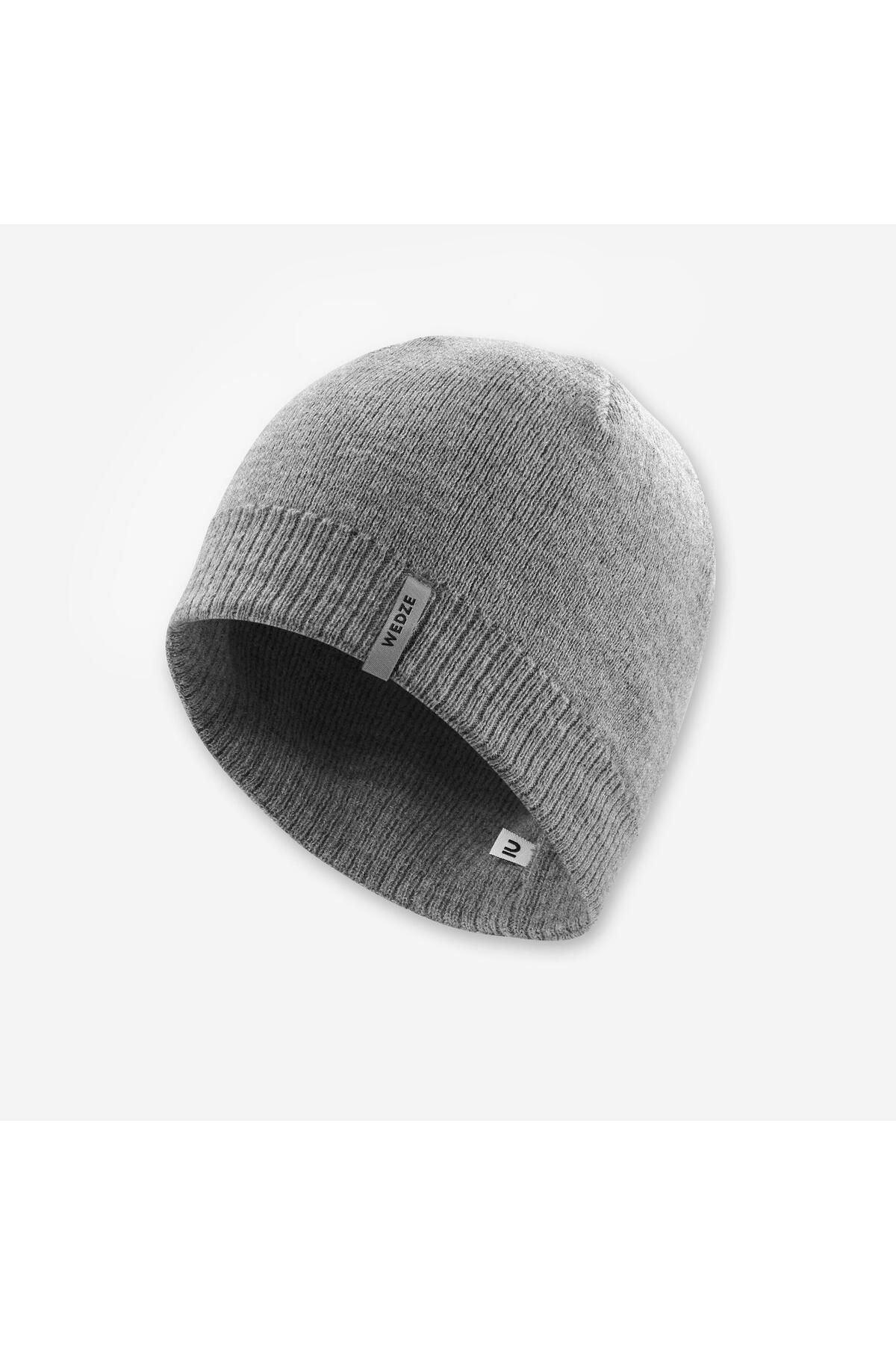 Decathlon-Adult Ski Beanie - Light Gray - Simple 1