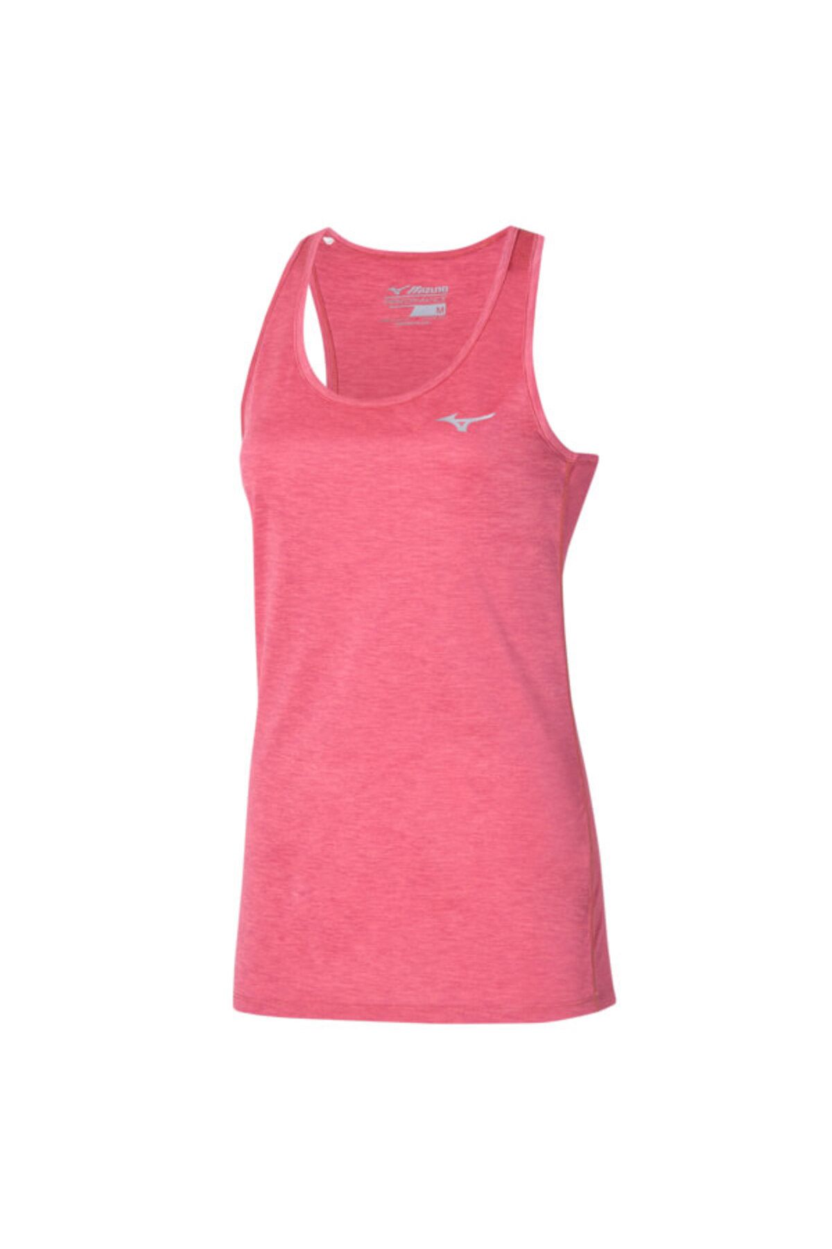 تی شرت ورزشی صورتی زنانه Impulse Core بدون آستین T shirt Pink Mizuno