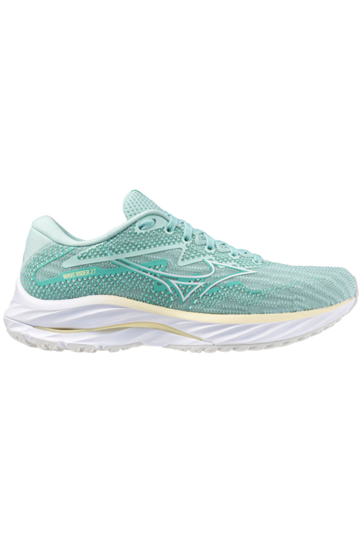 کفش دو و تمرین سبز زنانه Wave Rider 27 در حال رانینگ Mizuno