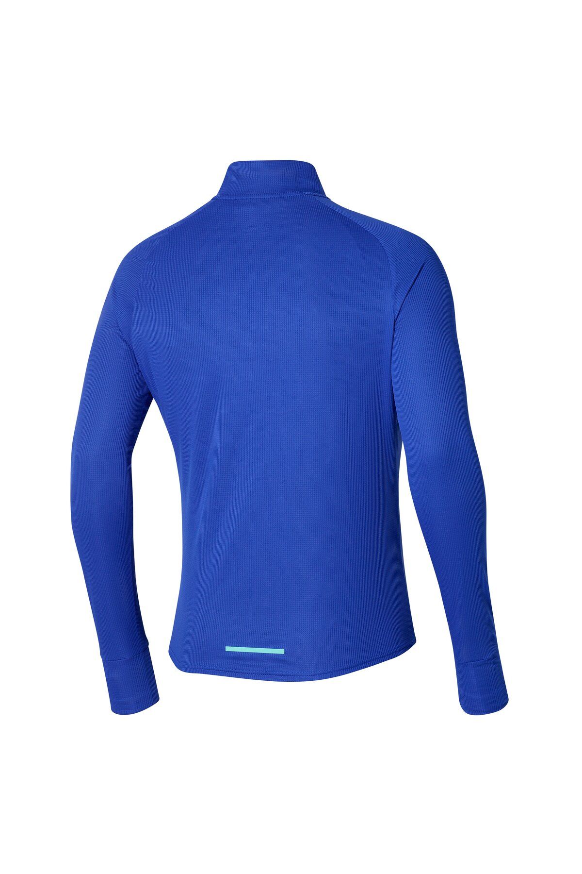 سویشرت ورزشی آبی مردانه آستین بلند ترکیبی نیمی از زیپ پیراهن Mizuno