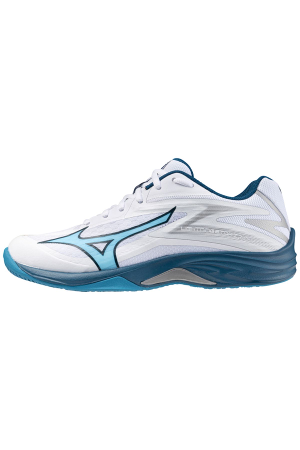 MIZUNO Lightning Star Z7 Jr Unisex Çocuk Ayakkabısı Beyaz/mavi