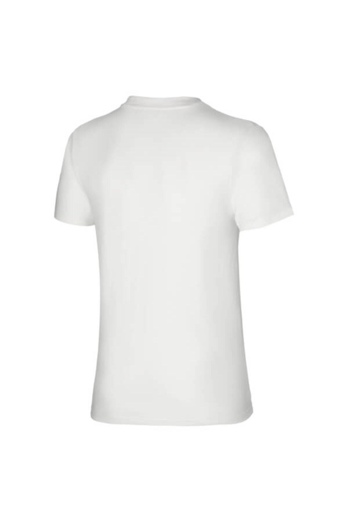تی شرت ورزشی سفید مردانه T Shirt Mizuno