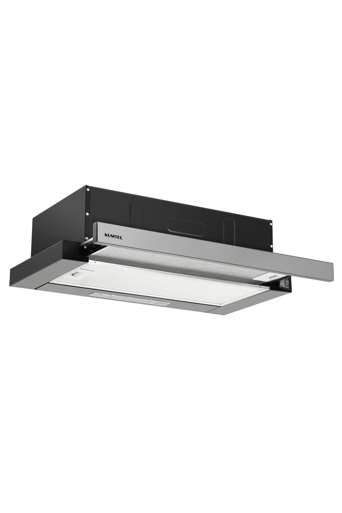 KUMTEL DS6-905 Sürgülü Aspiratör -  Inox Panel