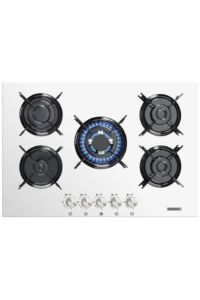 KUMTEL KO-50 OAHDF Ankastre Cam 5'li Wok Gözlü Ocak - Beyaz