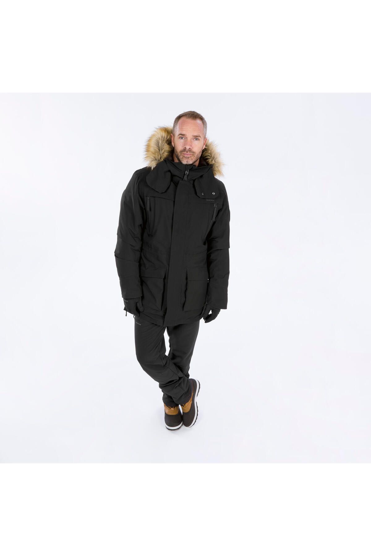 Decathlon کت ضد آب مردانه برفی / زمستانی - مشکی Sh900 -20°c